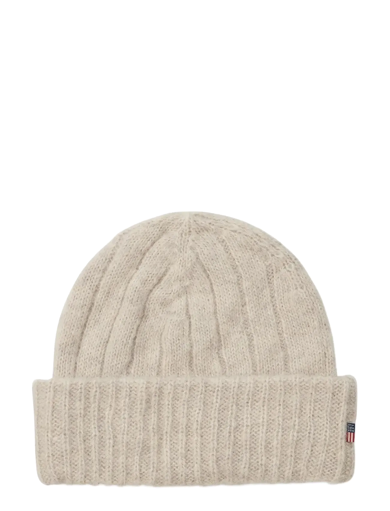 Lexington Clothing Alpaca Blend Knitted Beanie, One Size, Cream, Hovedbeklædning > Huer, Dame