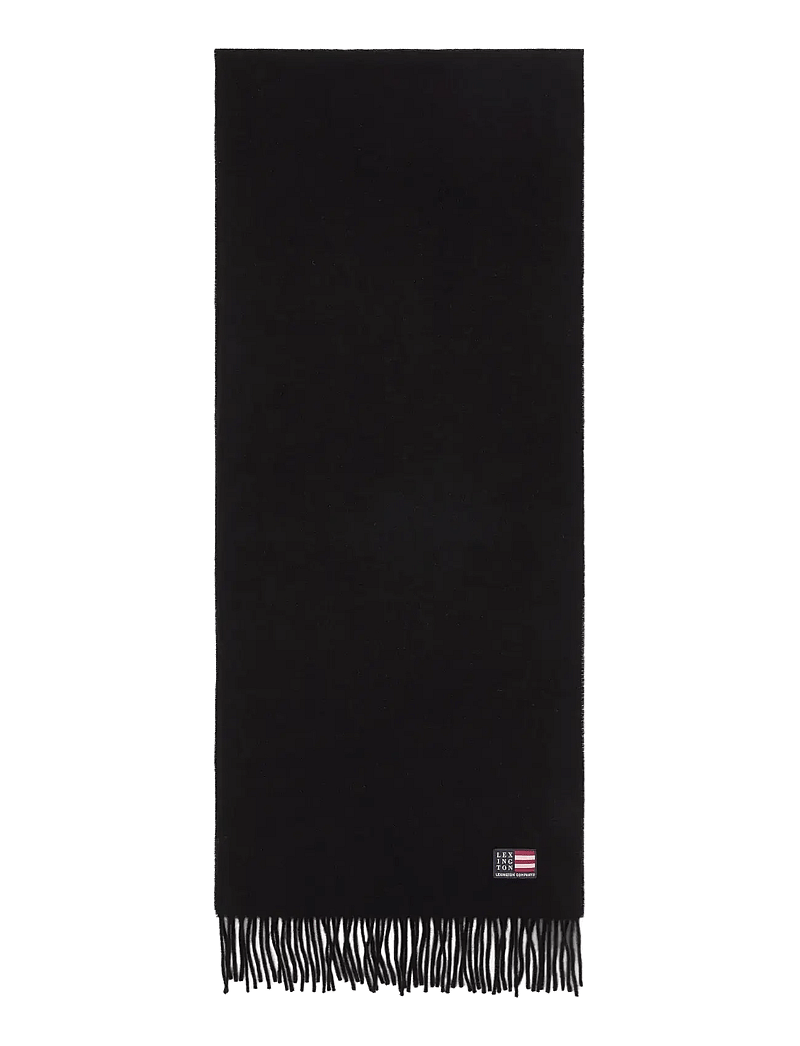 Lexington Clothing - Recycled Wool Blend Scarf - winterschals - black - 0