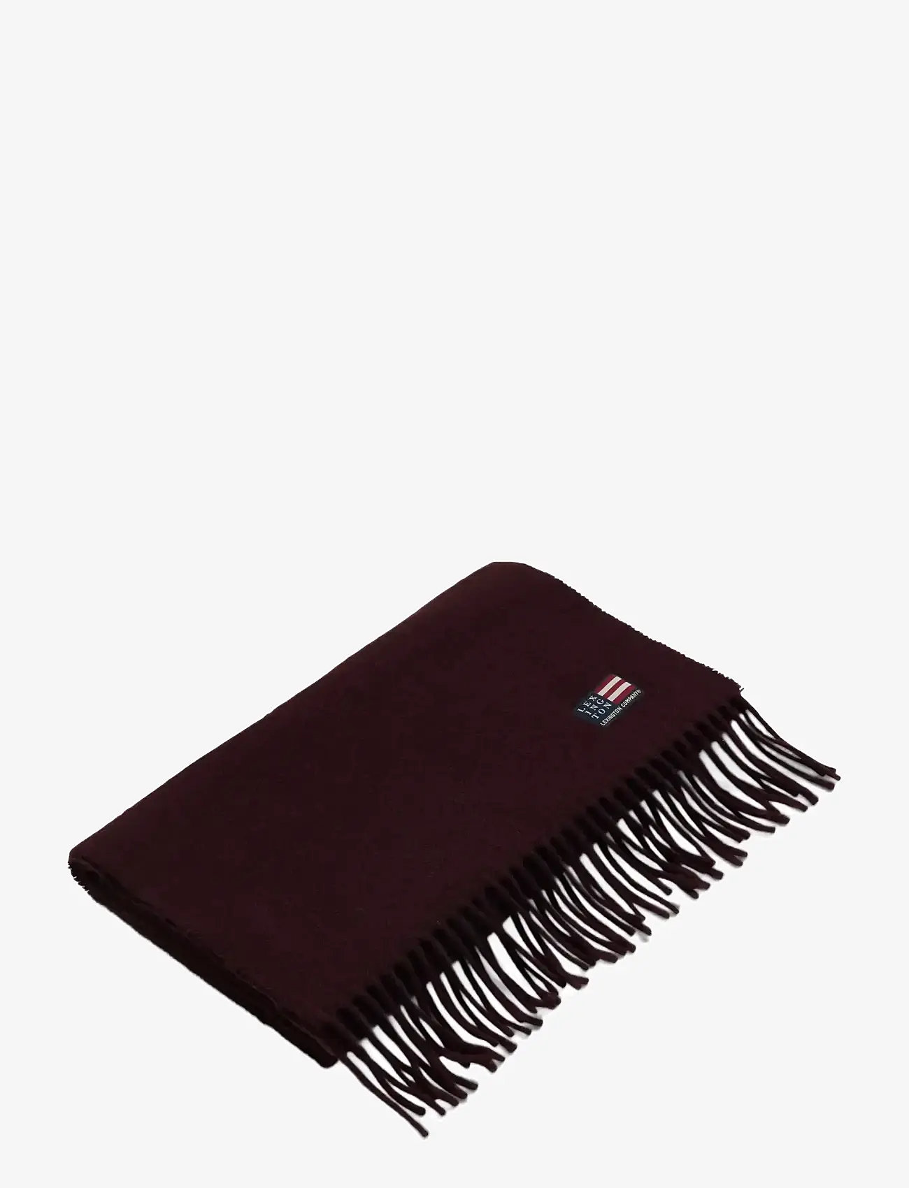 Lexington Clothing - Recycled Wool Blend Scarf - winter scarves - burgundy - 0