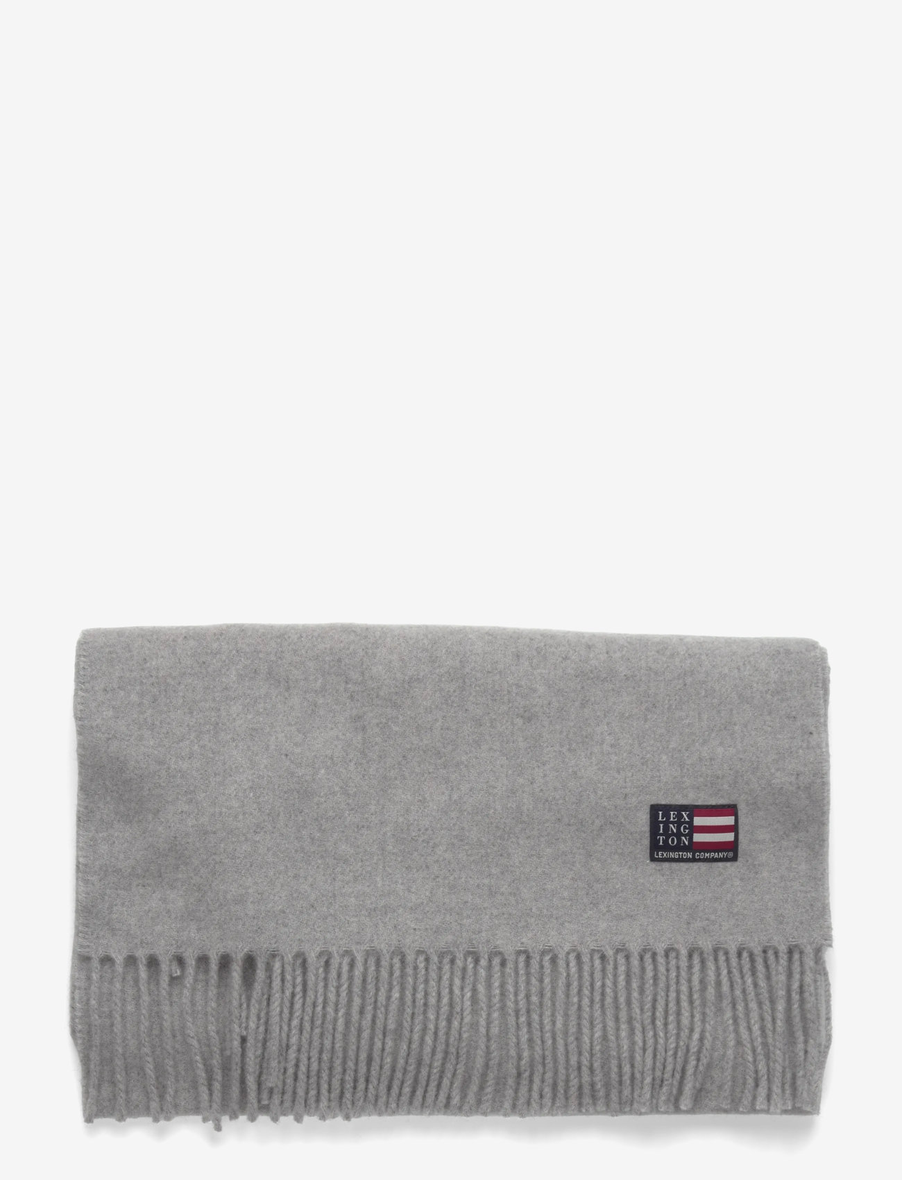 Lexington Clothing - Recycled Wool Blend Scarf - winterschals - gray melange - 1