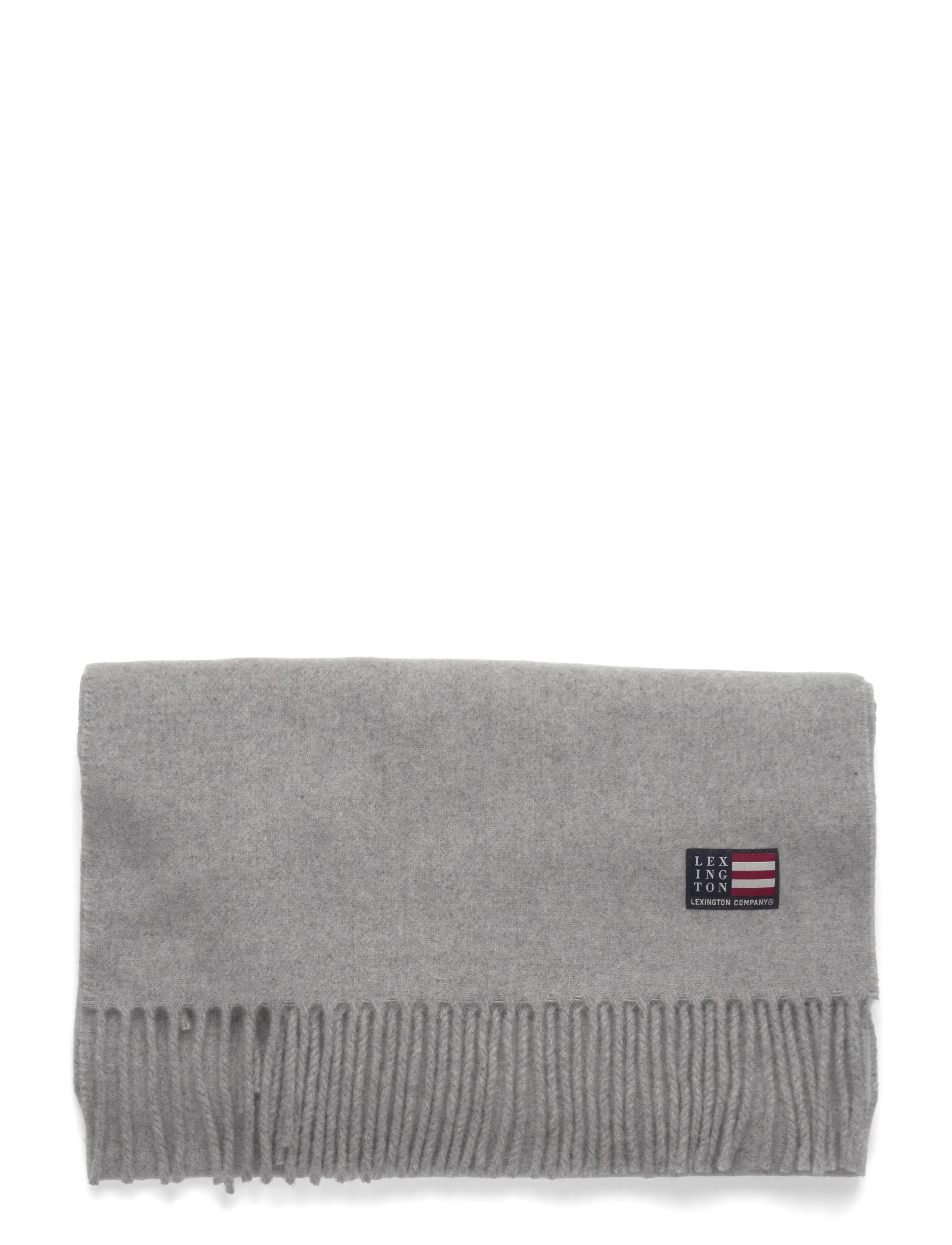 Lexington Clothing - Recycled Wool Blend Scarf - Šalikai žiemai - gray melange - 1