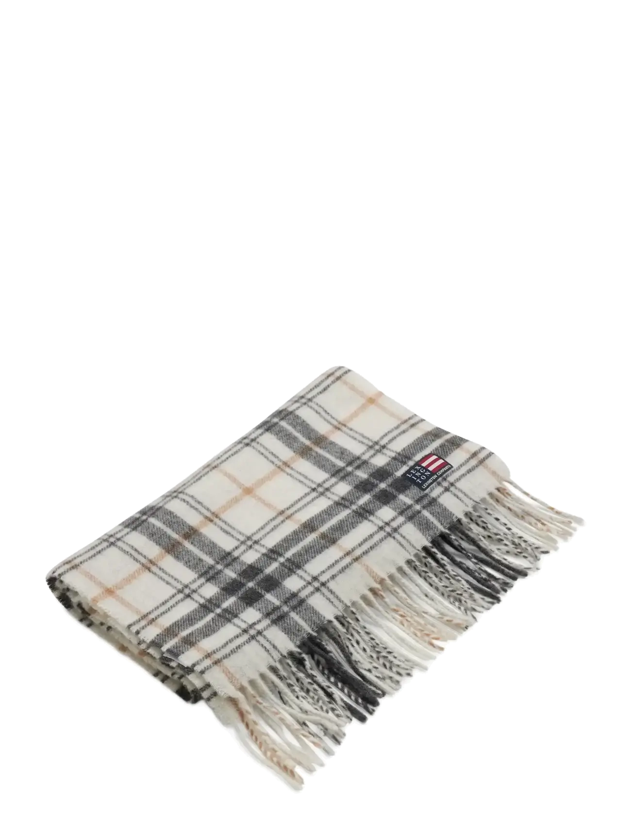 Lexington Clothing Recycled Wool Blend Scarf, One Size, Cream, Tørklæder > Vintertørklæder, Dame