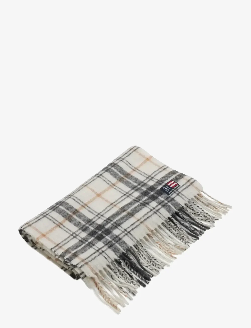 Lexington Clothing - Recycled Wool Blend Scarf - winterschals - offwhite multi check - 0
