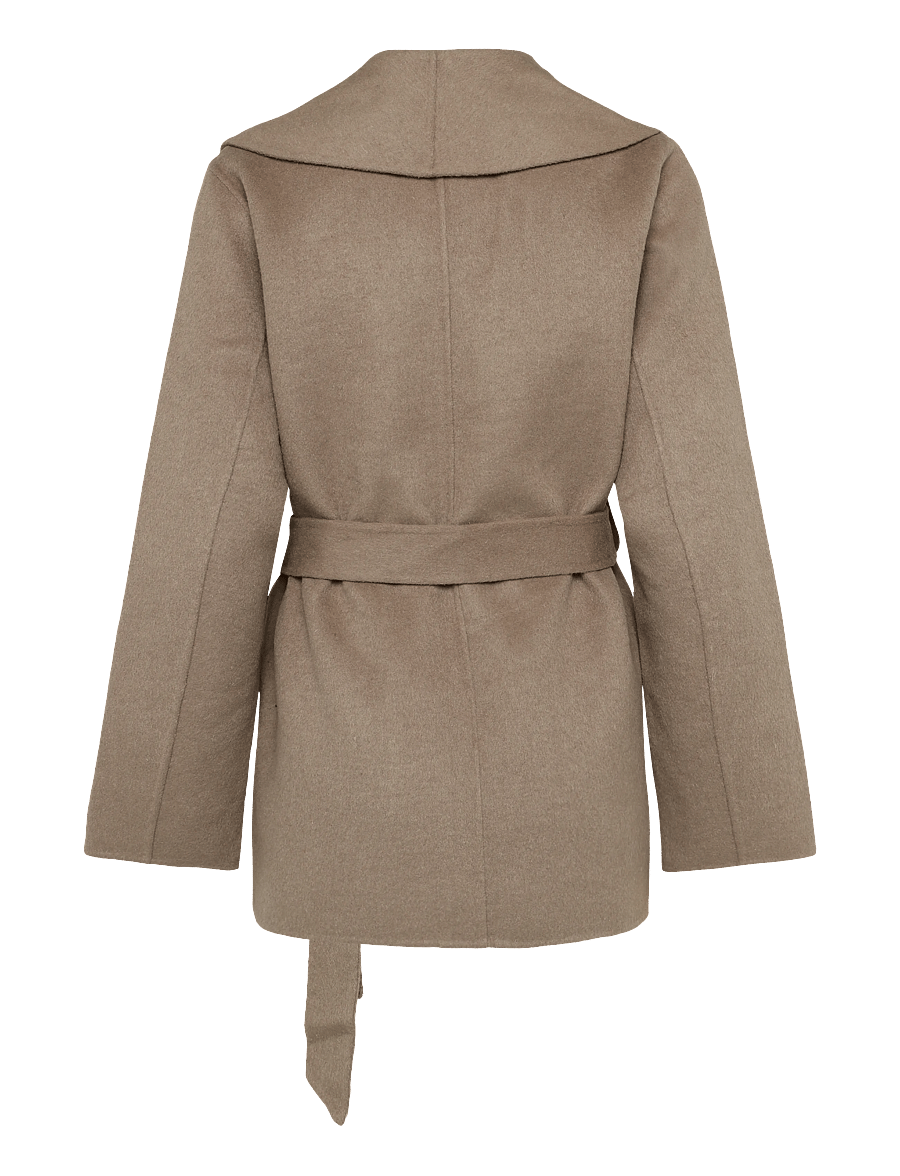 Lexington Clothing - Belted Wool Blend Jacket - light brown - 1