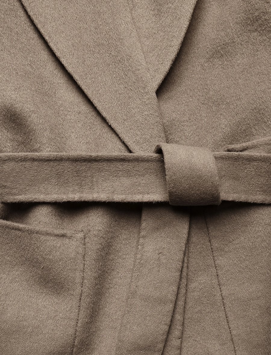 Lexington Clothing - Belted Wool Blend Jacket - light brown - 2