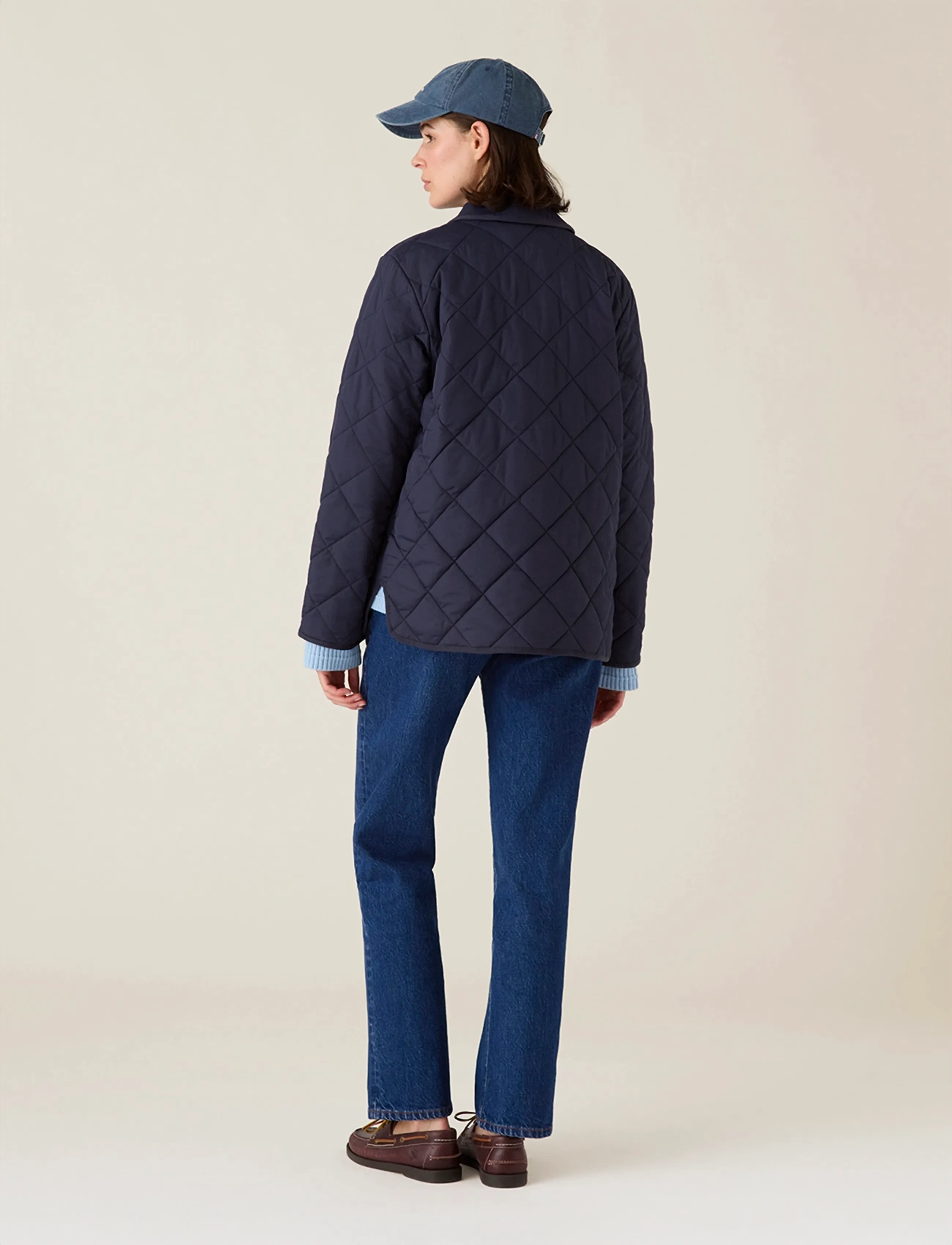 Lexington Clothing - Casual Quilted Jacket - Žieminės striukės - navy - 2