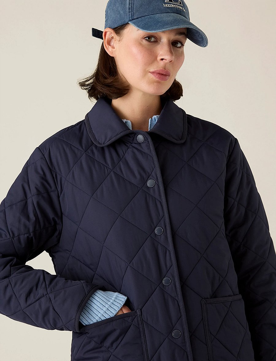 Lexington Clothing - Casual Quilted Jacket - talvejoped - navy - 3
