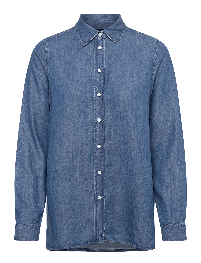 Lexington Clothing - Classic Fit Lyocell Denim Shirt - jeanshemden - medium blue denim - 1