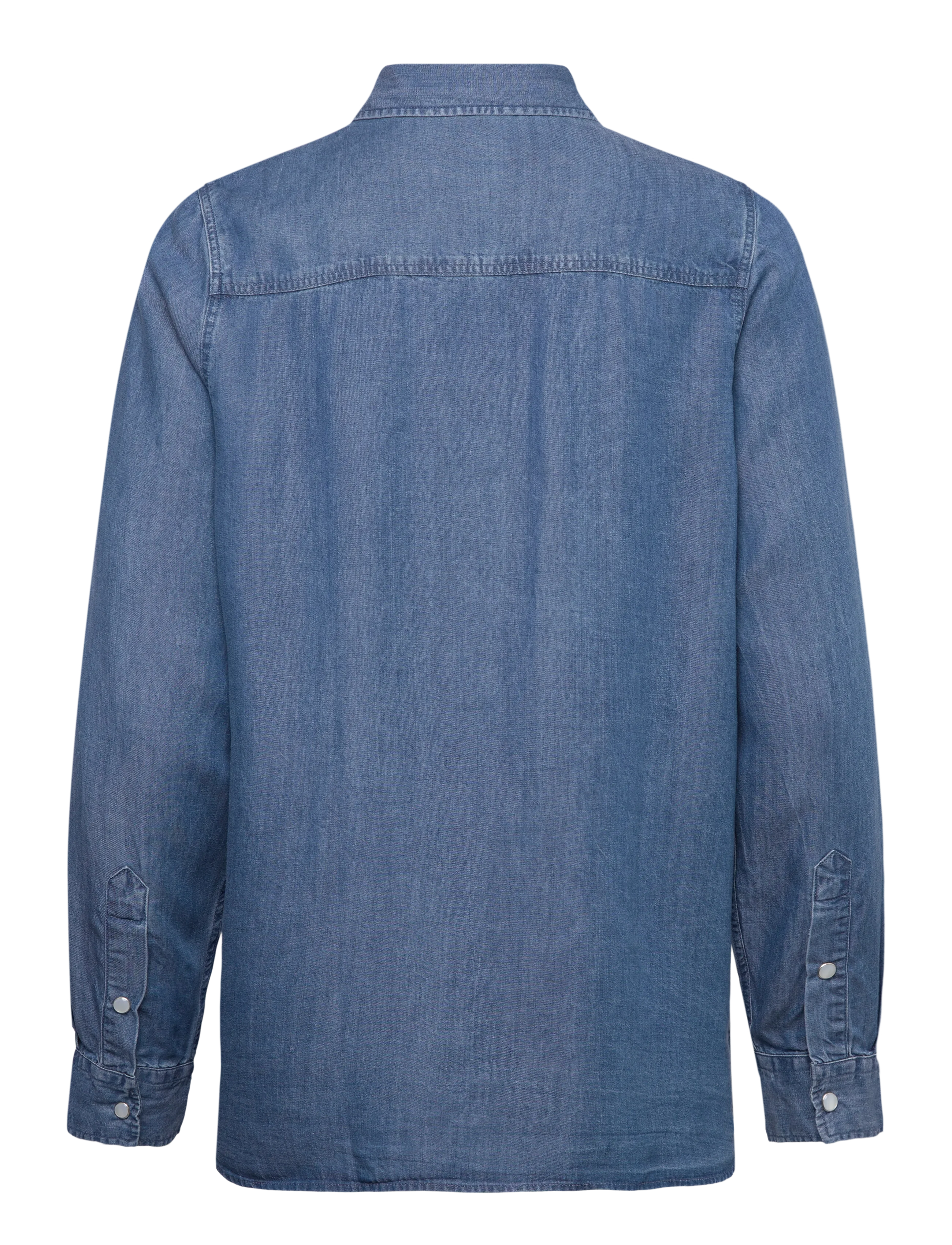 Lexington Clothing - Classic Fit Lyocell Denim Shirt - džinsiniai marškiniai - medium blue denim - 2