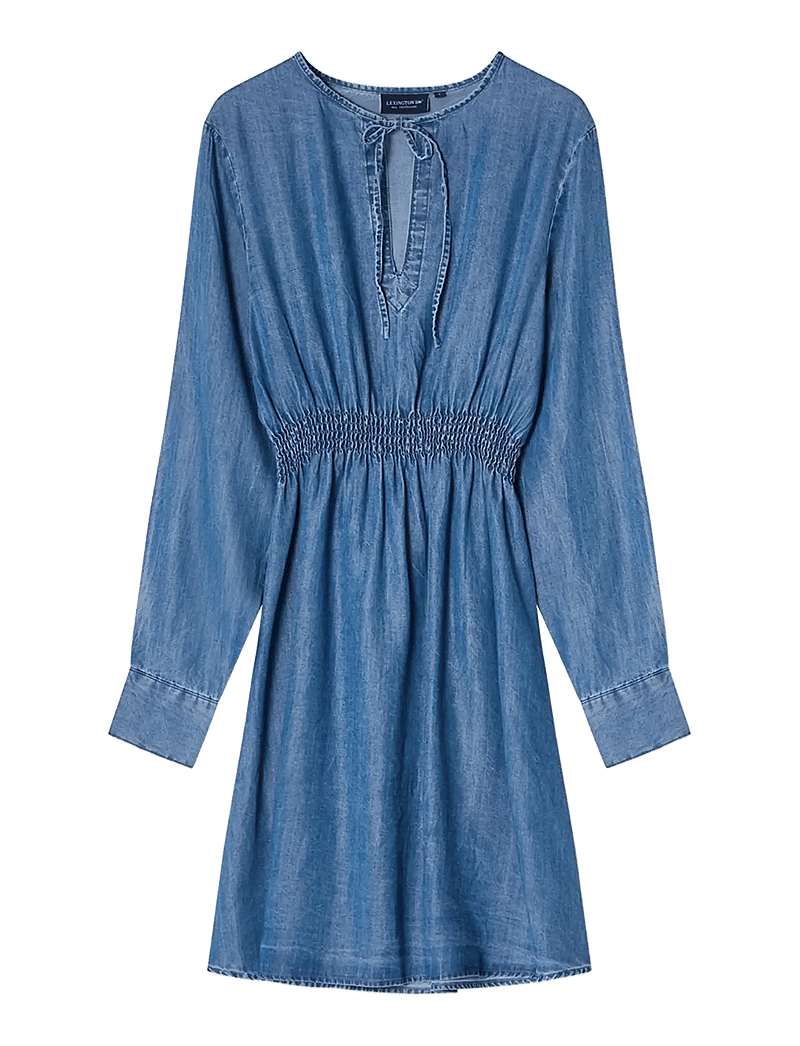 Lexington Clothing - Lyocell Denim Dress - jeanskleider - medium blue denim - 0