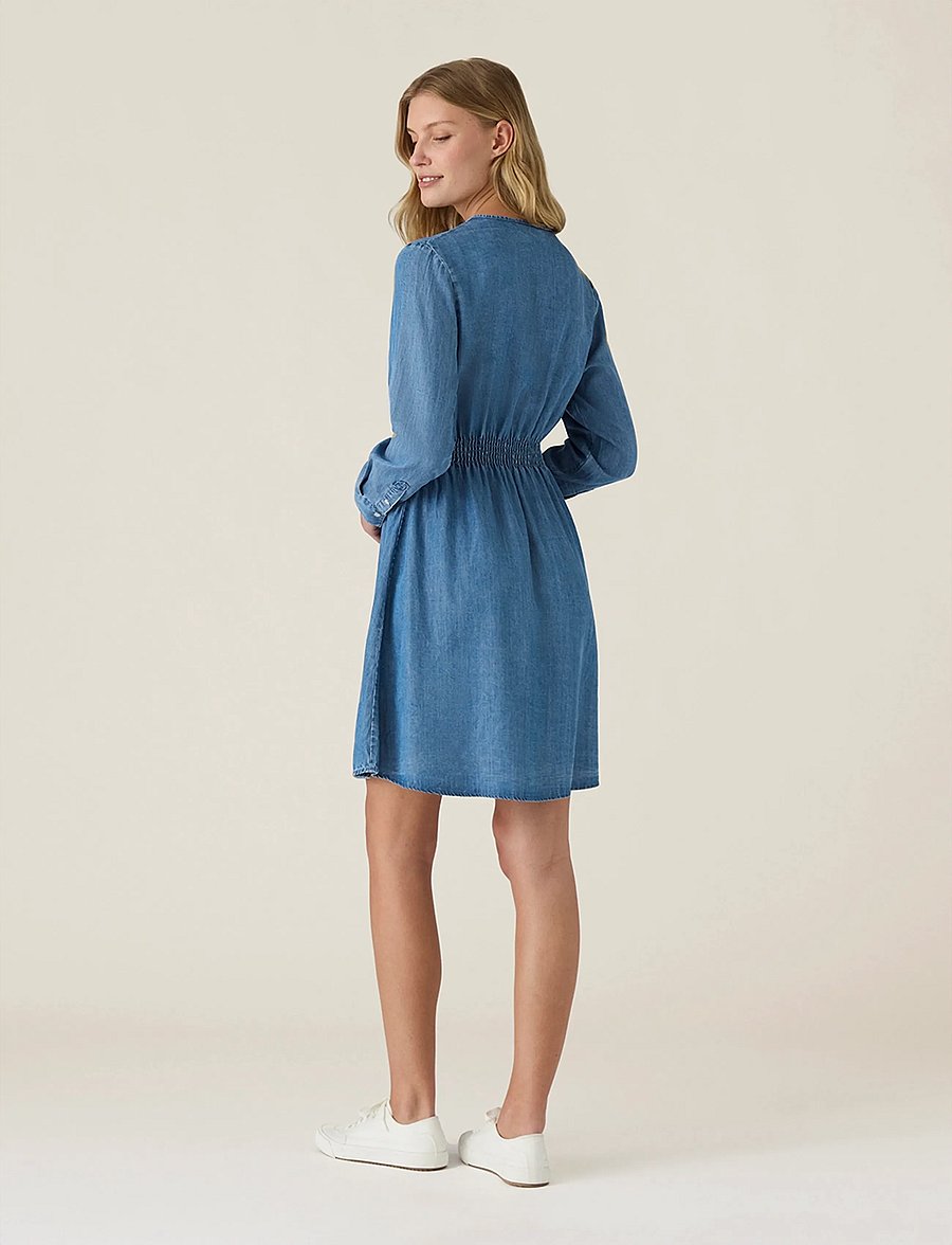 Lexington Clothing - Lyocell Denim Dress - jeanskleider - medium blue denim - 3
