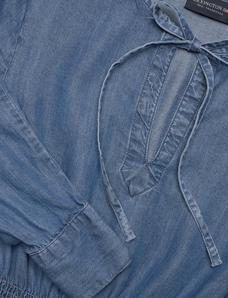 Lexington Clothing - Lyocell Denim Dress - jeanskleider - medium blue denim - 5