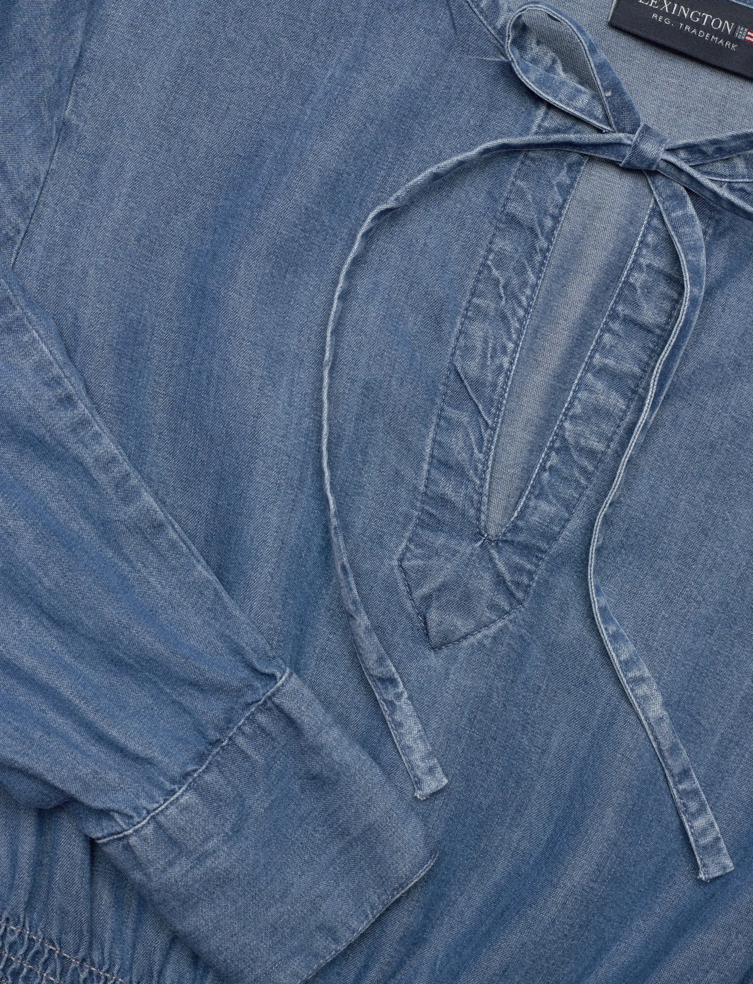 Lexington Clothing - Lyocell Denim Dress - denimkjoler - medium blue denim - 5