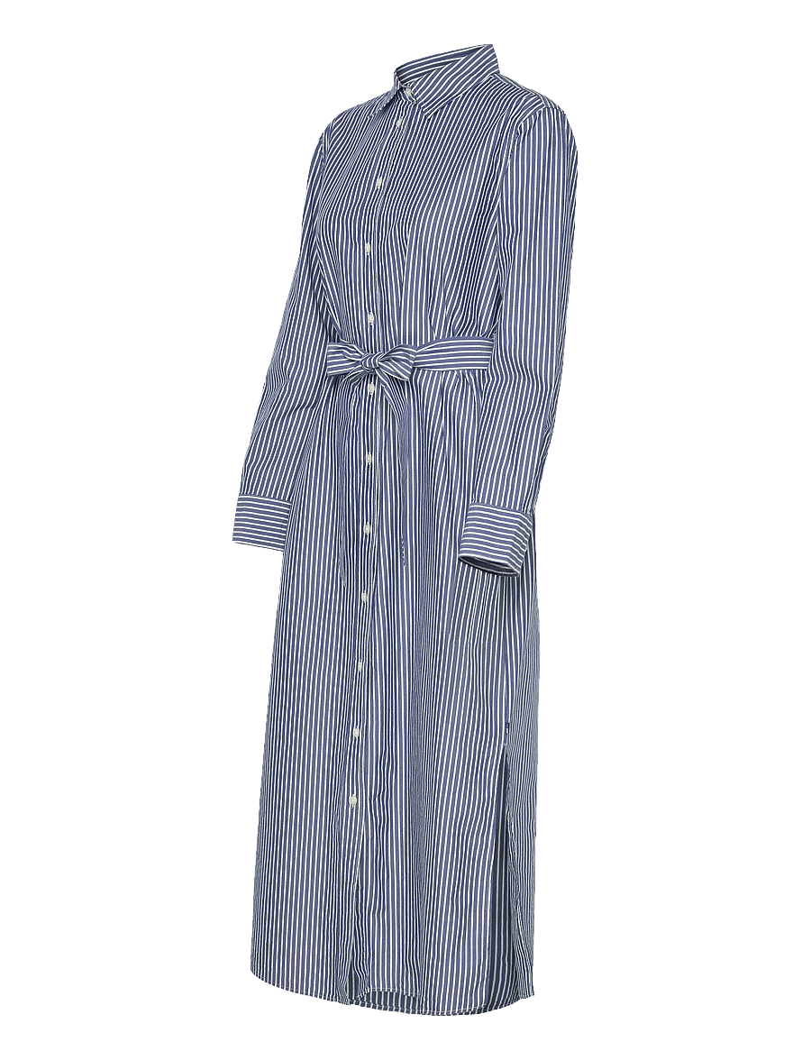 Lexington Clothing - Casual Long Poplin Shirtdress - skjortekjoler - blue/white stripe - 3