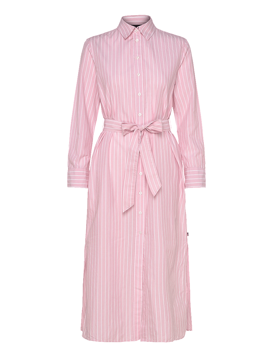 Lexington Clothing - Casual Long Poplin Shirtdress - robes chemises - pink/white stripe - 1
