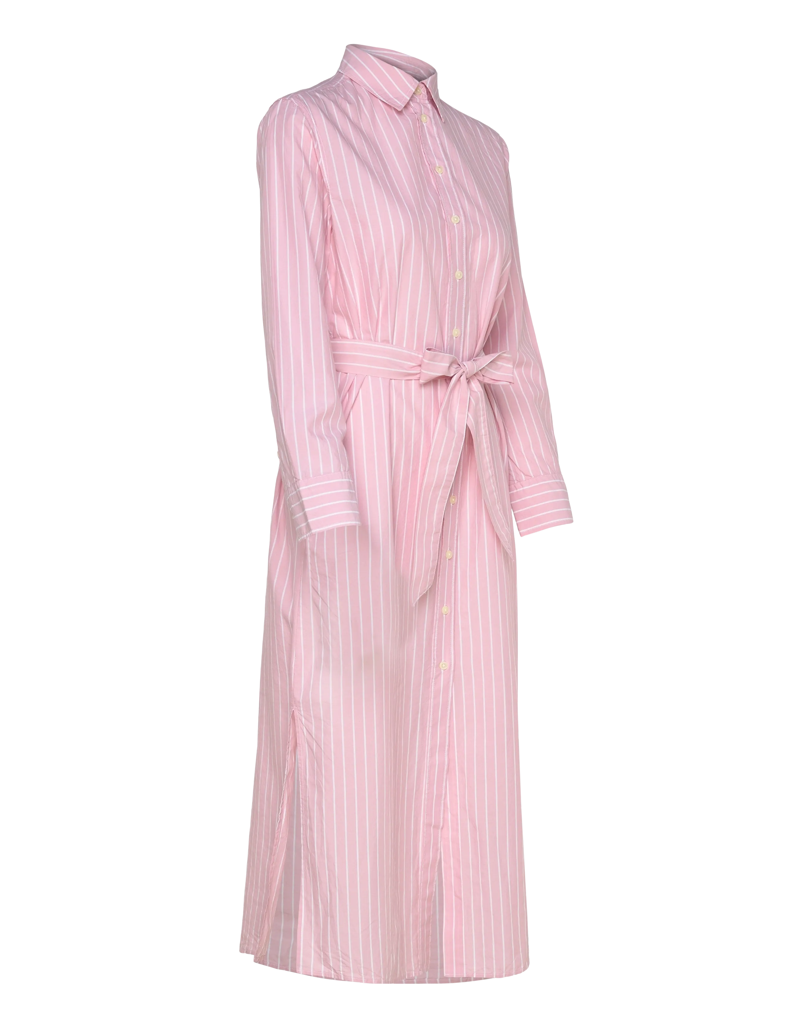 Lexington Clothing - Casual Long Poplin Shirtdress - robes chemises - pink/white stripe - 4