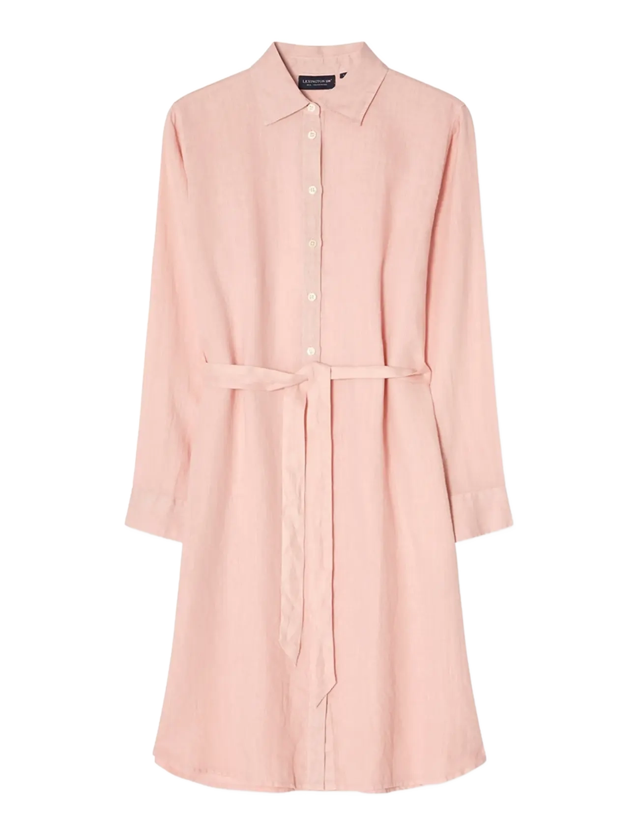 Lexington Clothing - Linen Shirt Dress - robes chemises - pink - 1