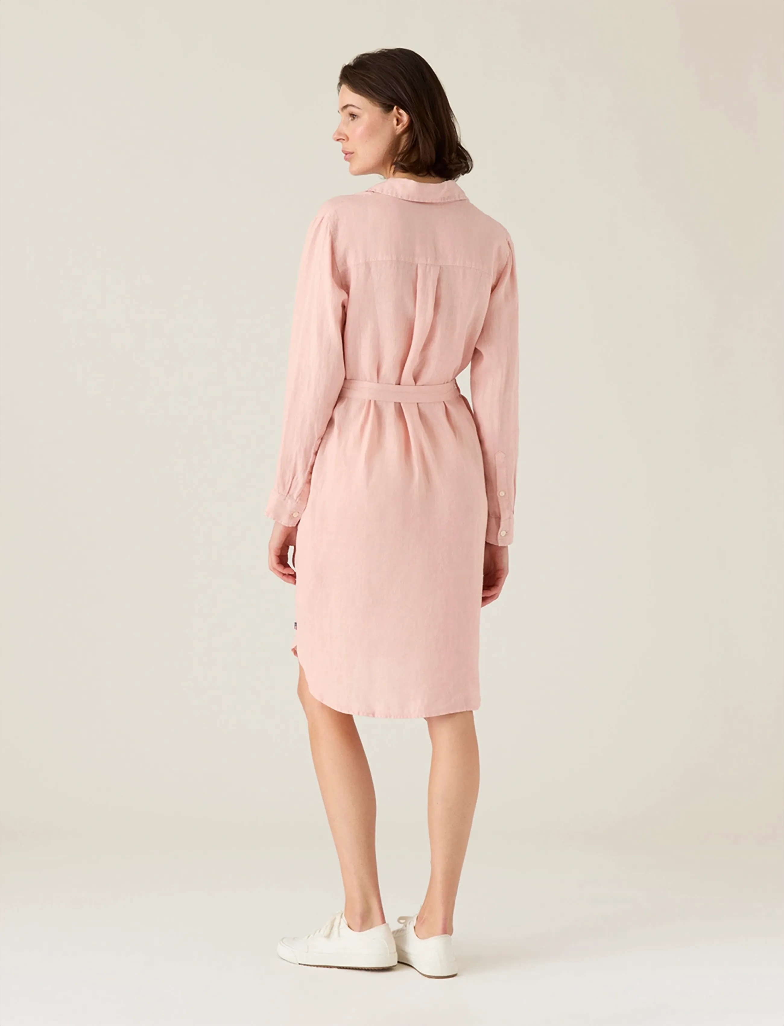 Lexington Clothing - Linen Shirt Dress - robes chemises - pink - 2