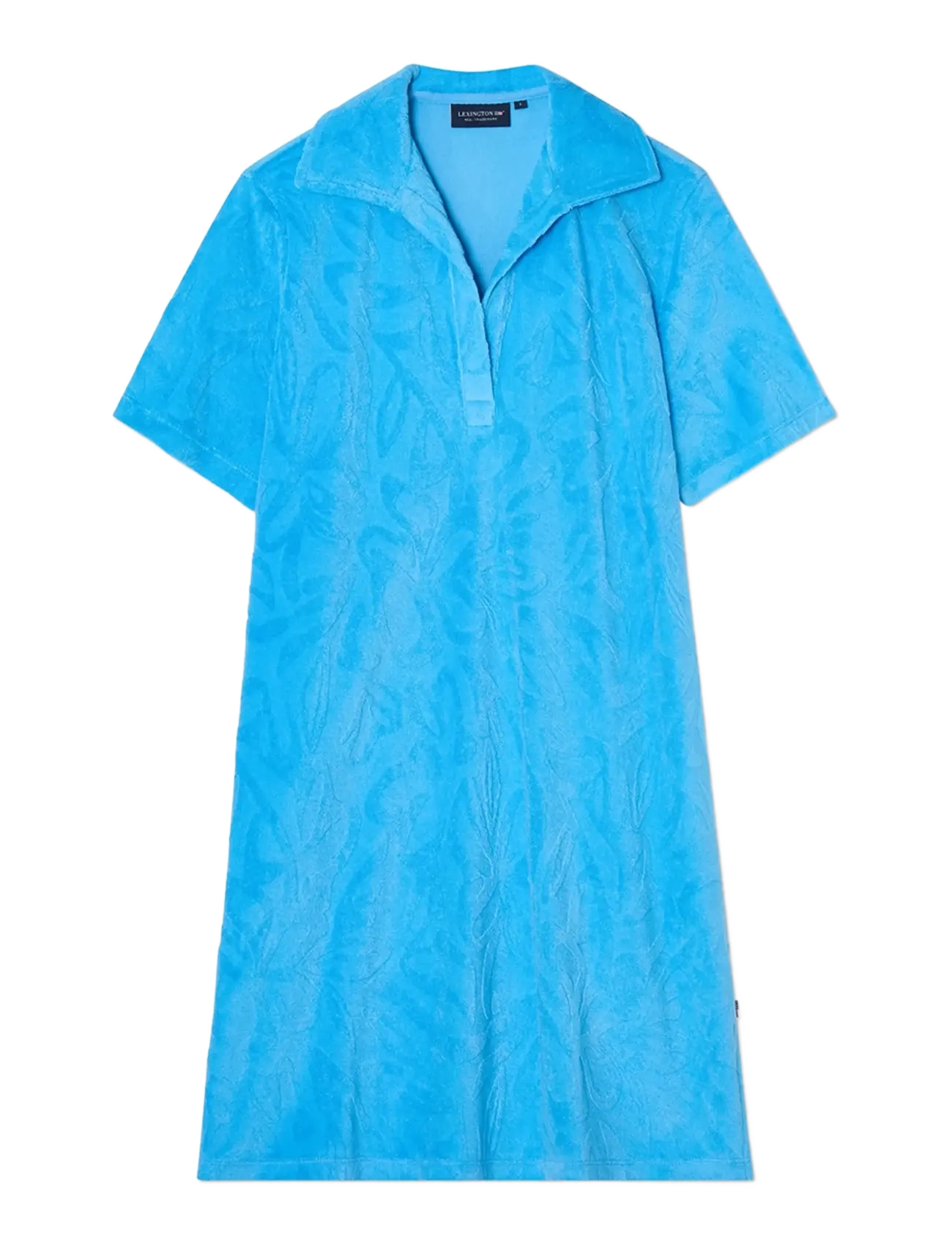 Lexington Clothing Organic Cotton Terry Polo Dress - Klänningar - BLUE / blue