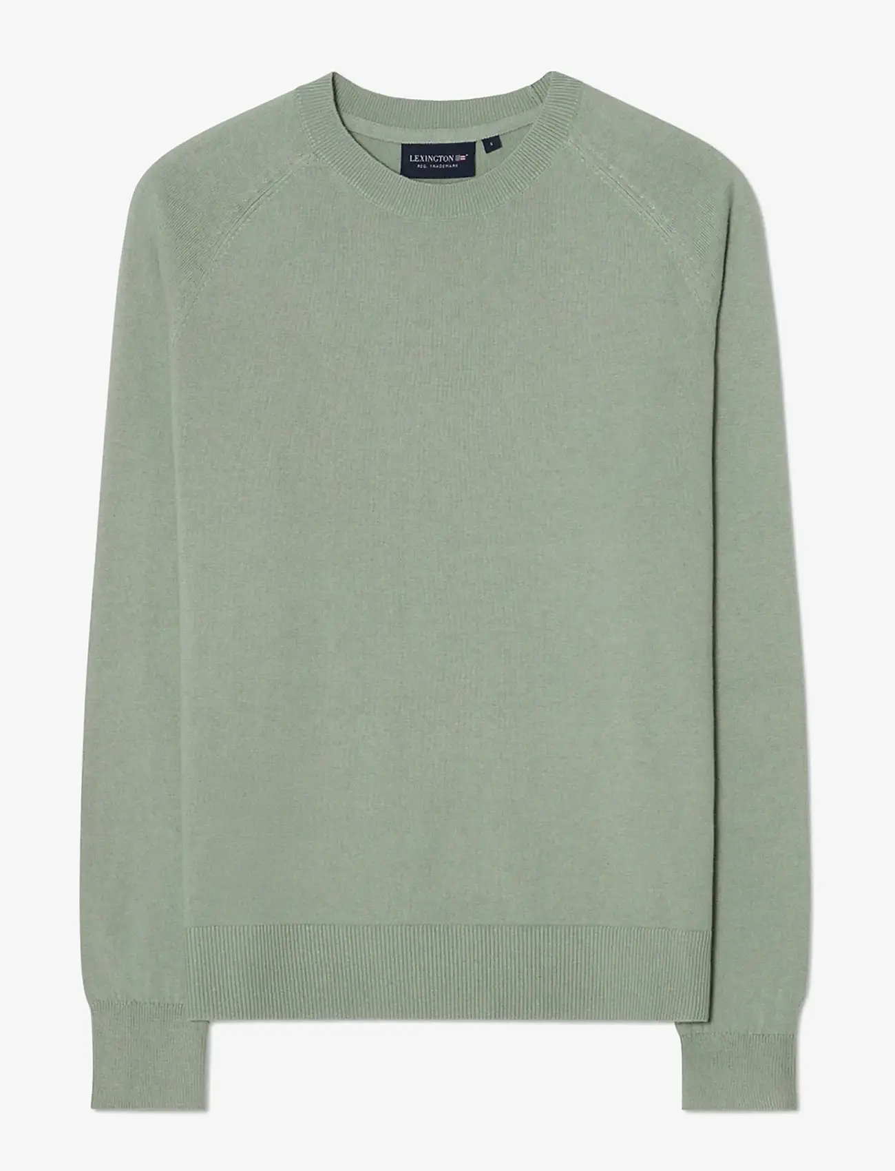 Lexington Clothing - Cashmere Blend Raglan Sweater - kashmir - green - 0