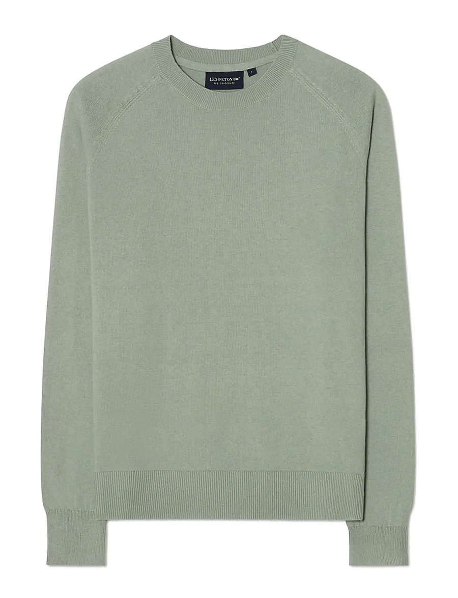 Lexington Clothing - Cashmere Blend Raglan Sweater - cashmere - green - 1