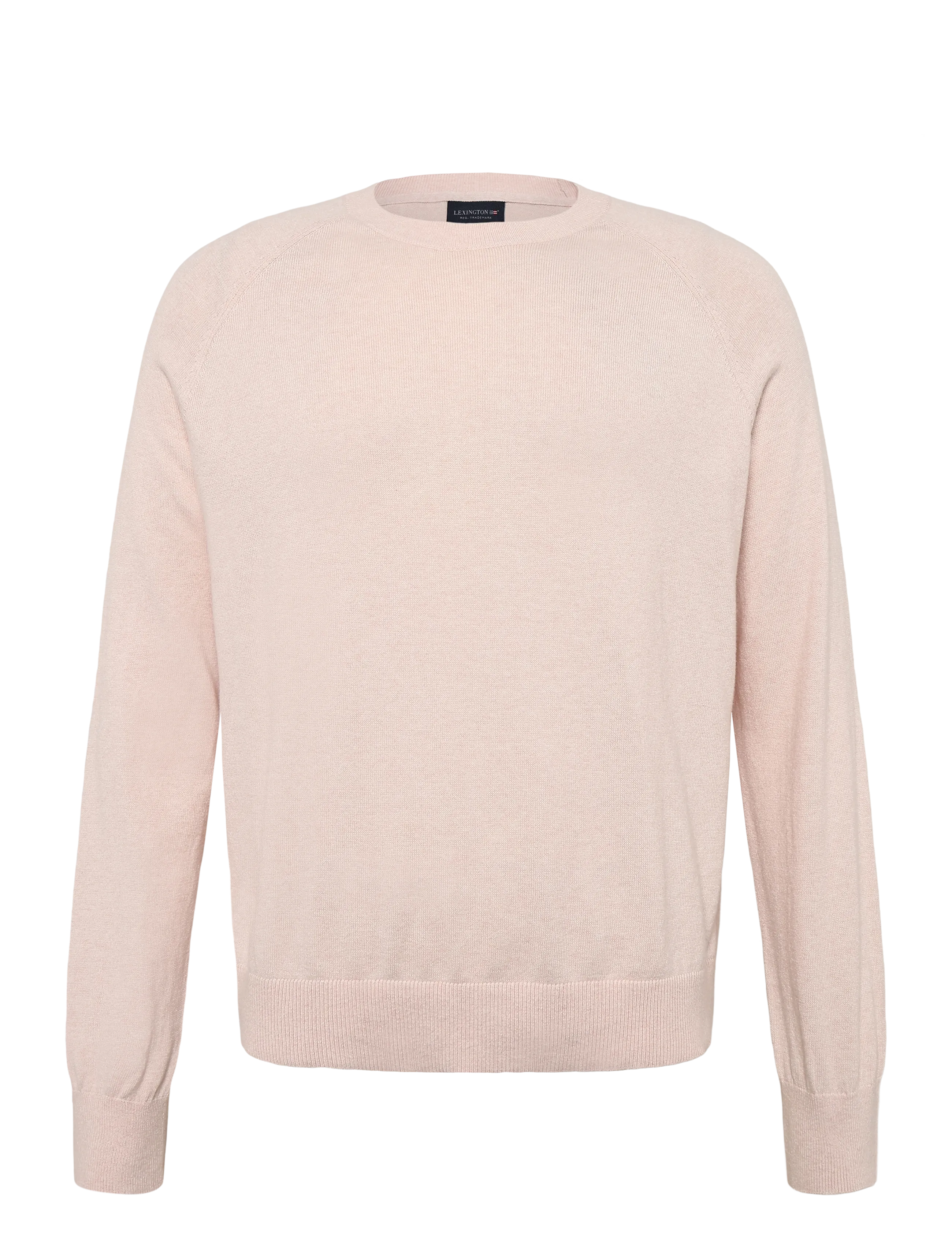 Lexington Clothing Cashmere Blend Raglan Sweater - Striktrøjer - LIGHT PINK / pink/rose
