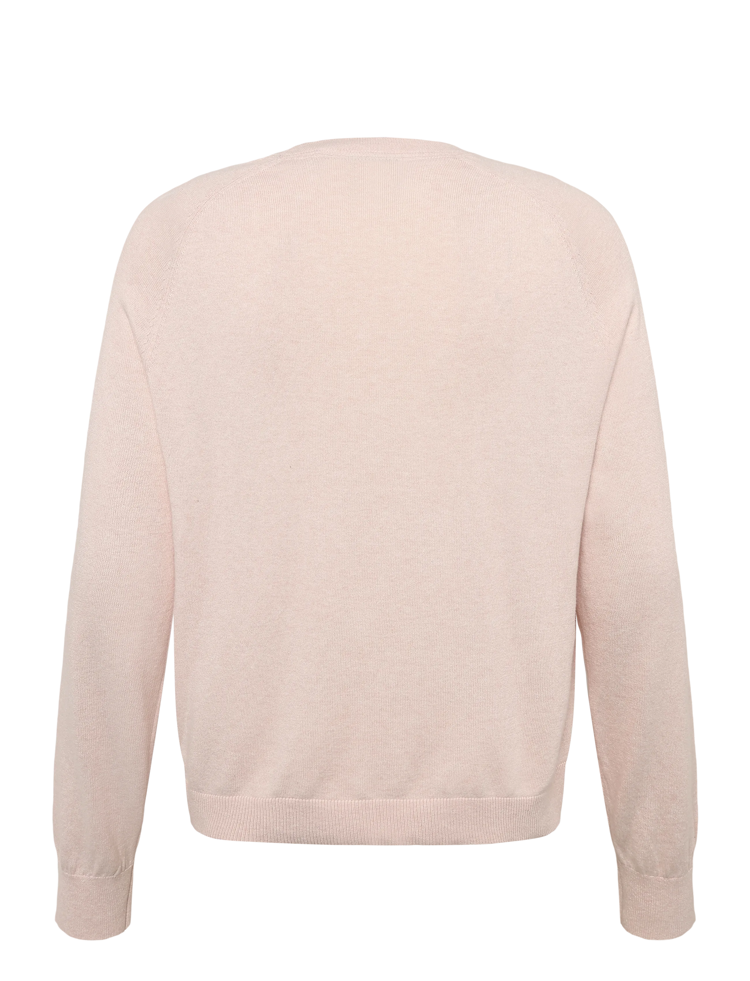 Lexington Clothing - Cashmere Blend Raglan Sweater - striktrøjer - light pink - 1