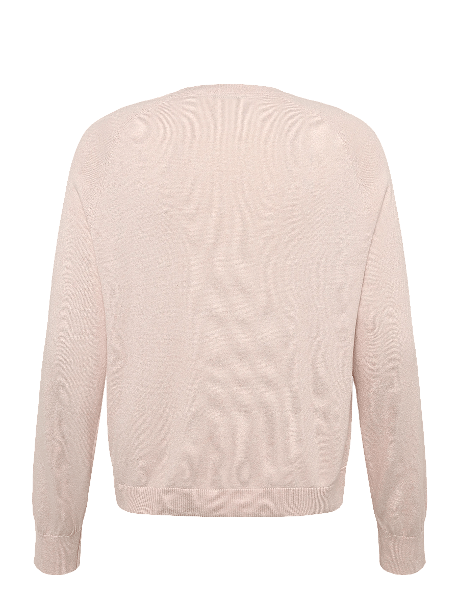 Lexington Clothing - Cashmere Blend Raglan Sweater - striktrøjer - light pink - 1