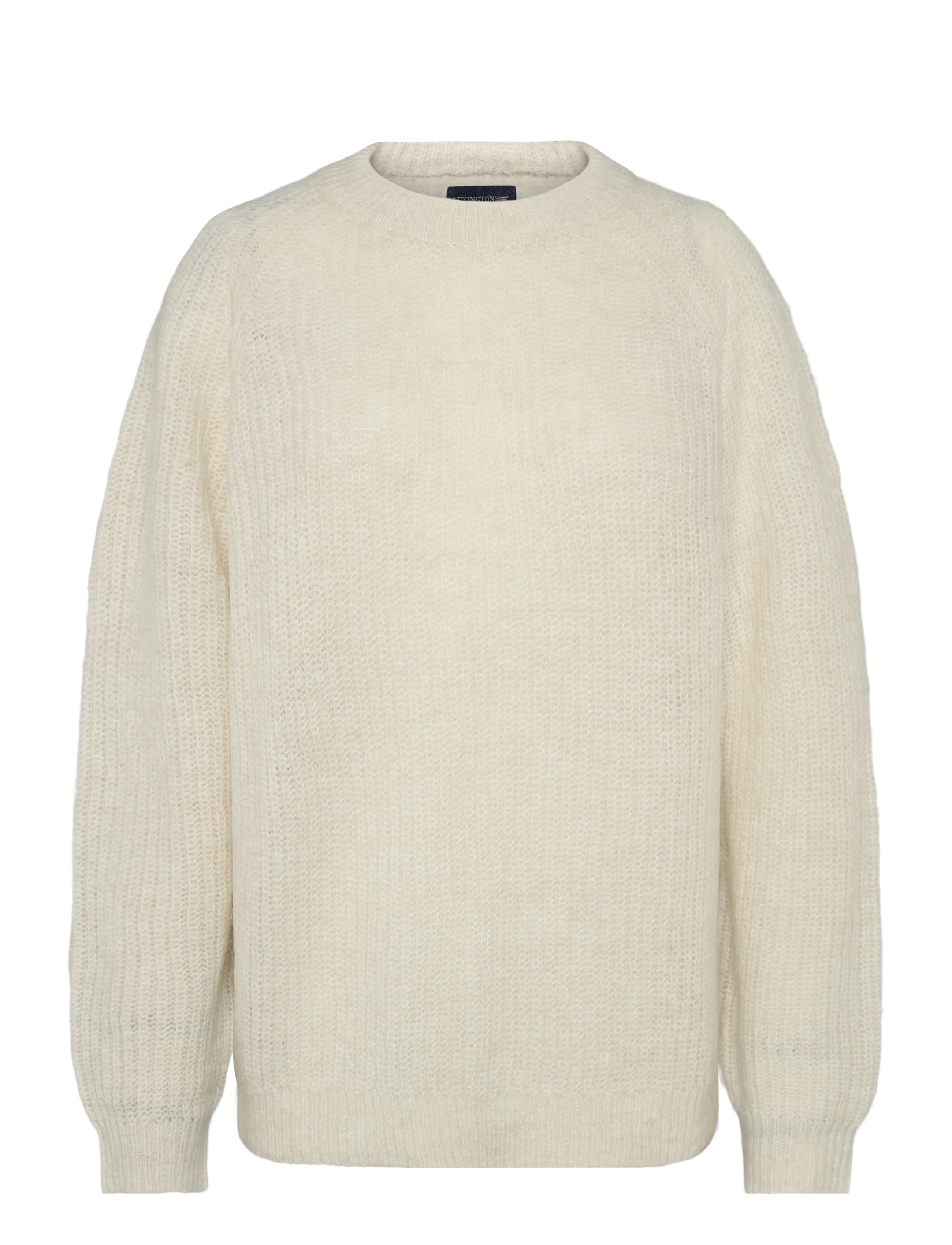 LEXINGTON CLOTHING Alpaca Blend Raglan Pullover Cream - L - Damen
