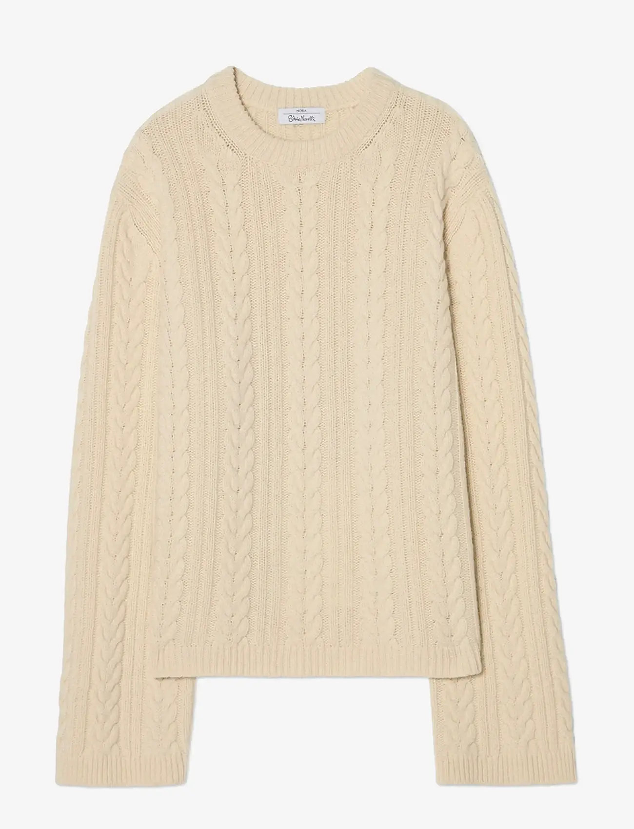 Lexington Clothing - Cashmere Cable Knitted Sweater - cashmere - offwhite - 1