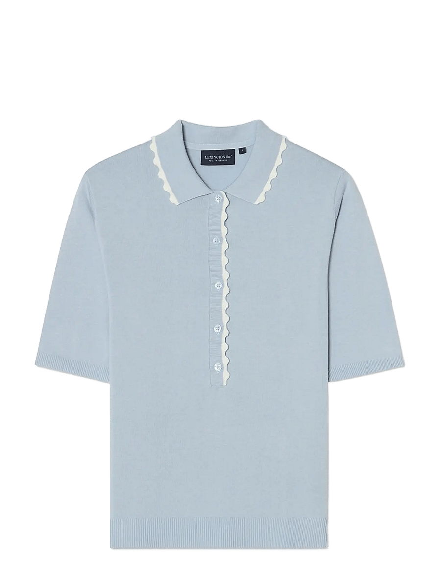Lexington Clothing - Short Sleeve Polo Sweater - pikéer - light blue - 1