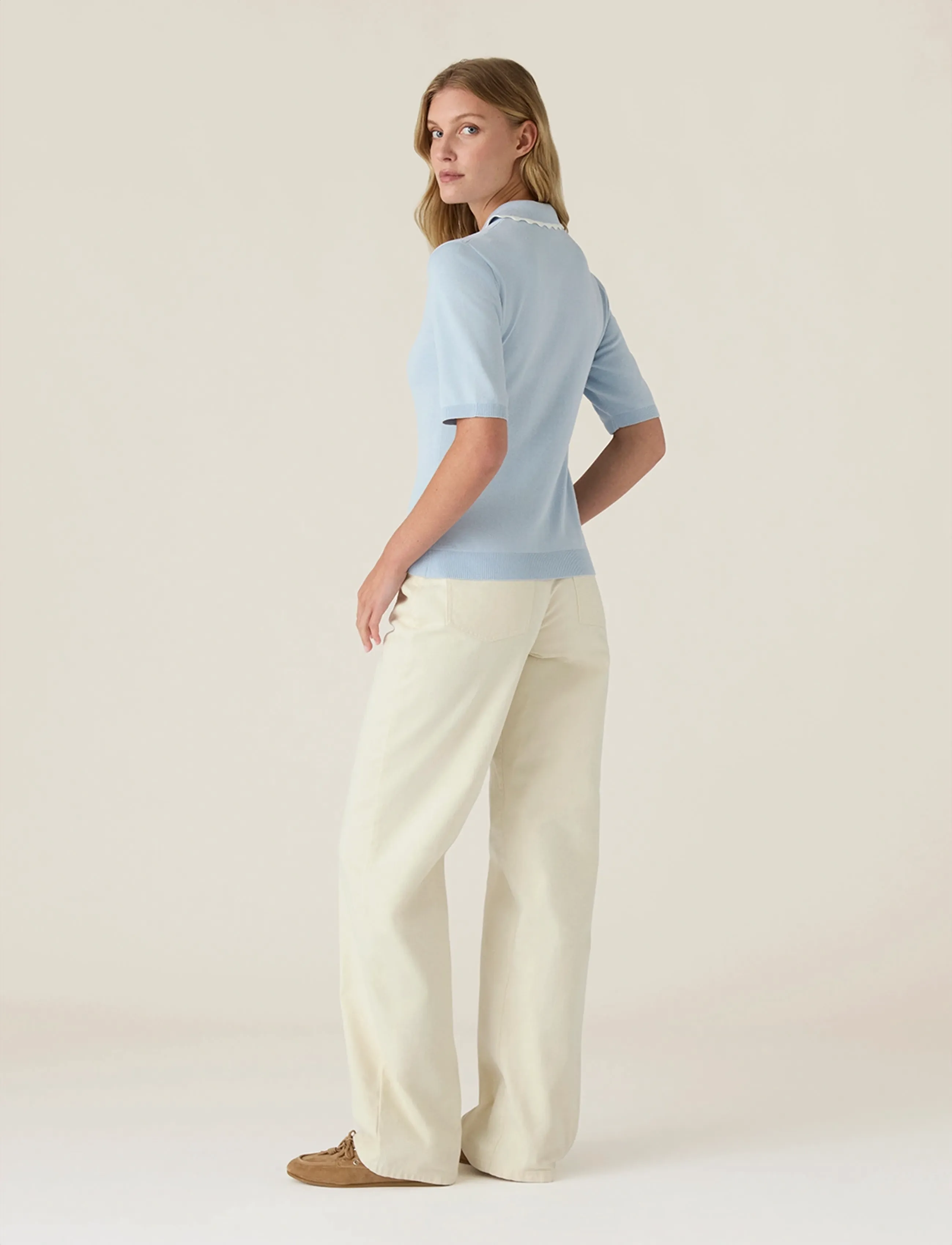 Lexington Clothing - Short Sleeve Polo Sweater - pikéer - light blue - 2