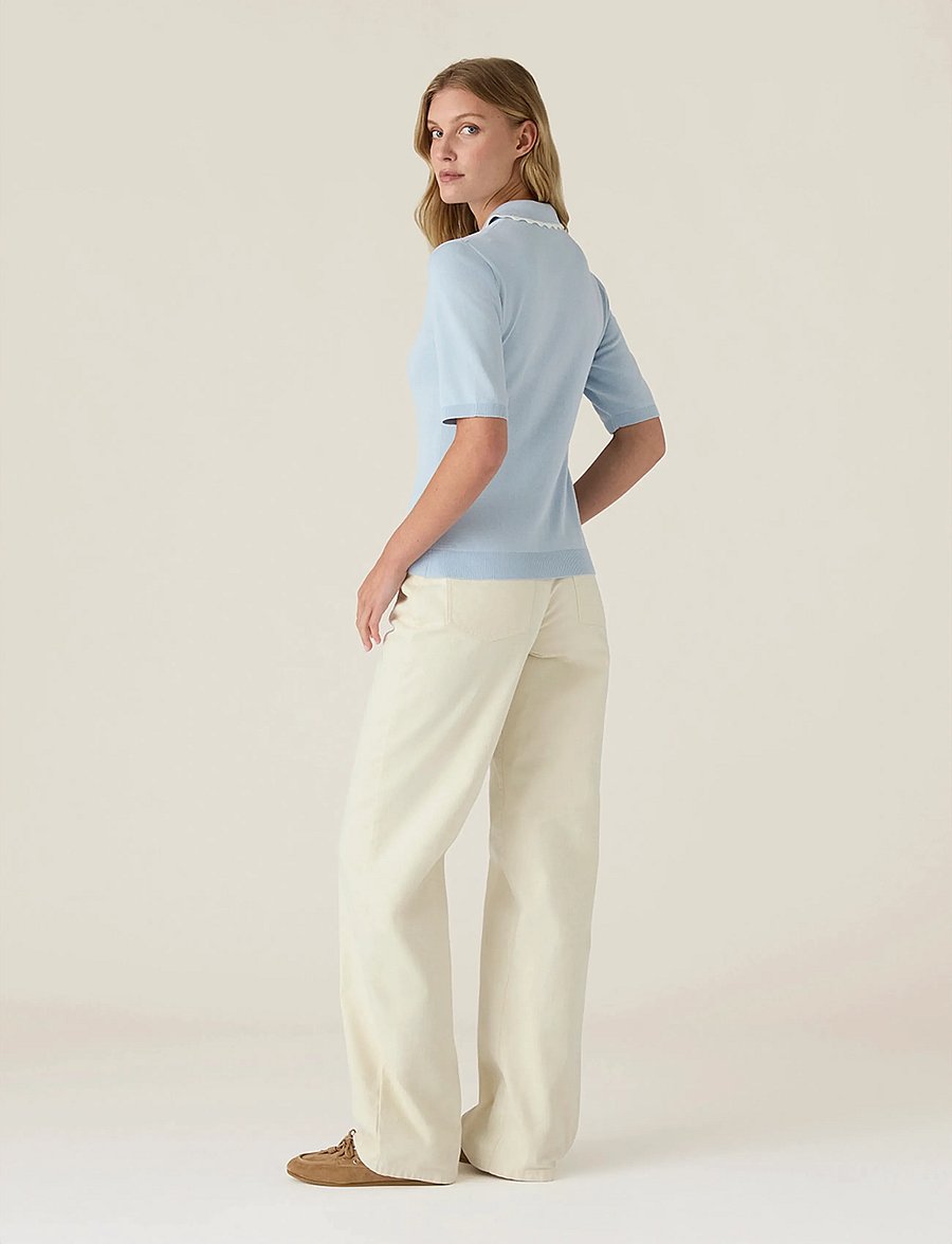 Lexington Clothing - Short Sleeve Polo Sweater - pikéer - light blue - 2