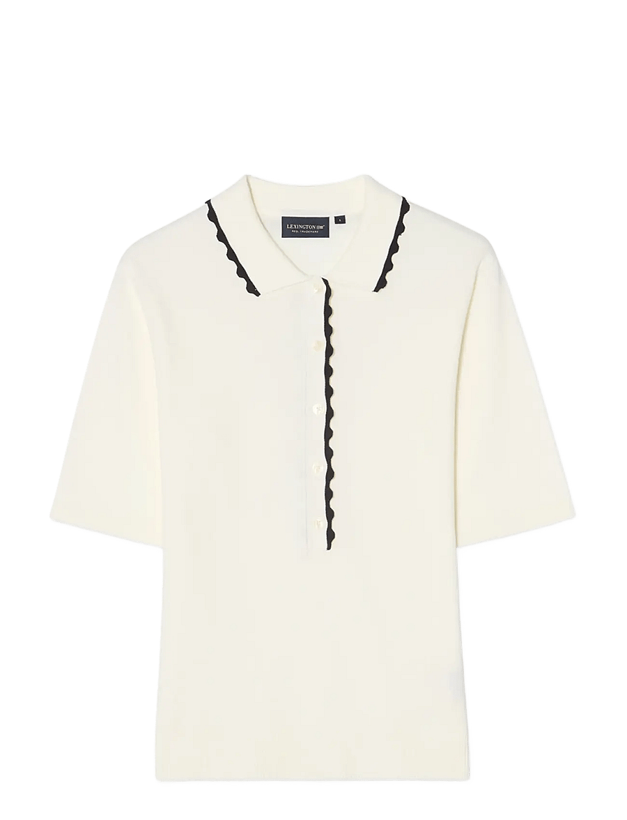 Lexington Clothing - Short Sleeve Polo Sweater - pikéer - white - 1