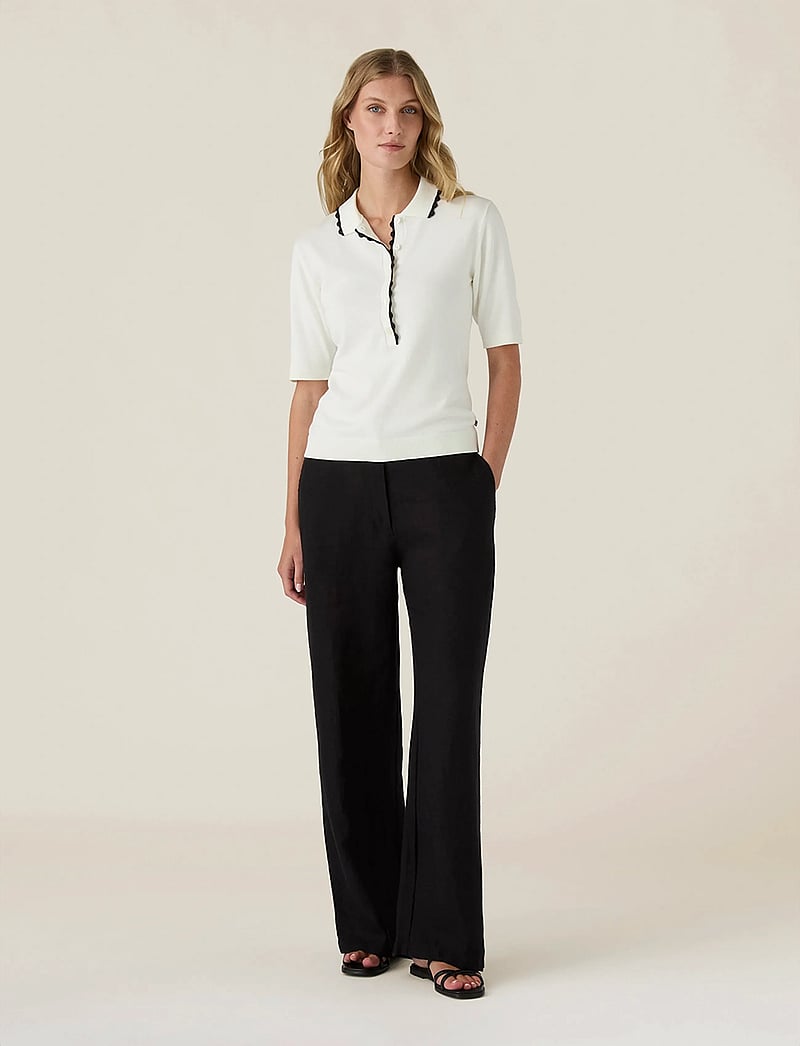 Lexington Clothing - Short Sleeve Polo Sweater - poloshirts - white - 0