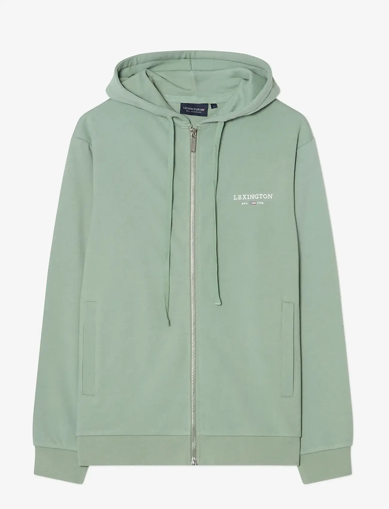 Lexington Clothing - Classic Logo Zip Hoodie - džemperiai su gobtuvu - green - 0