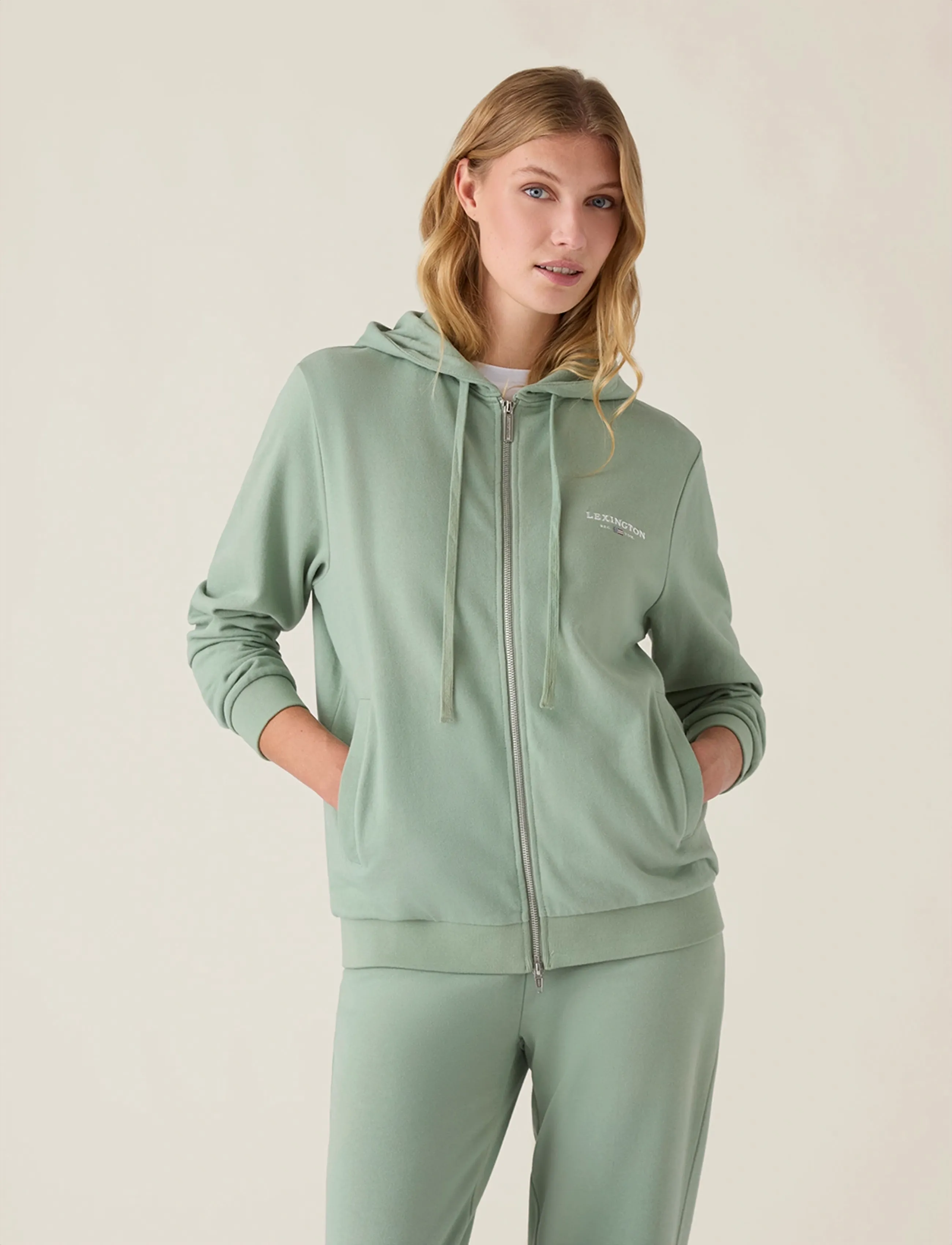 Lexington Clothing - Classic Logo Zip Hoodie - kapuzenpullover - green - 4