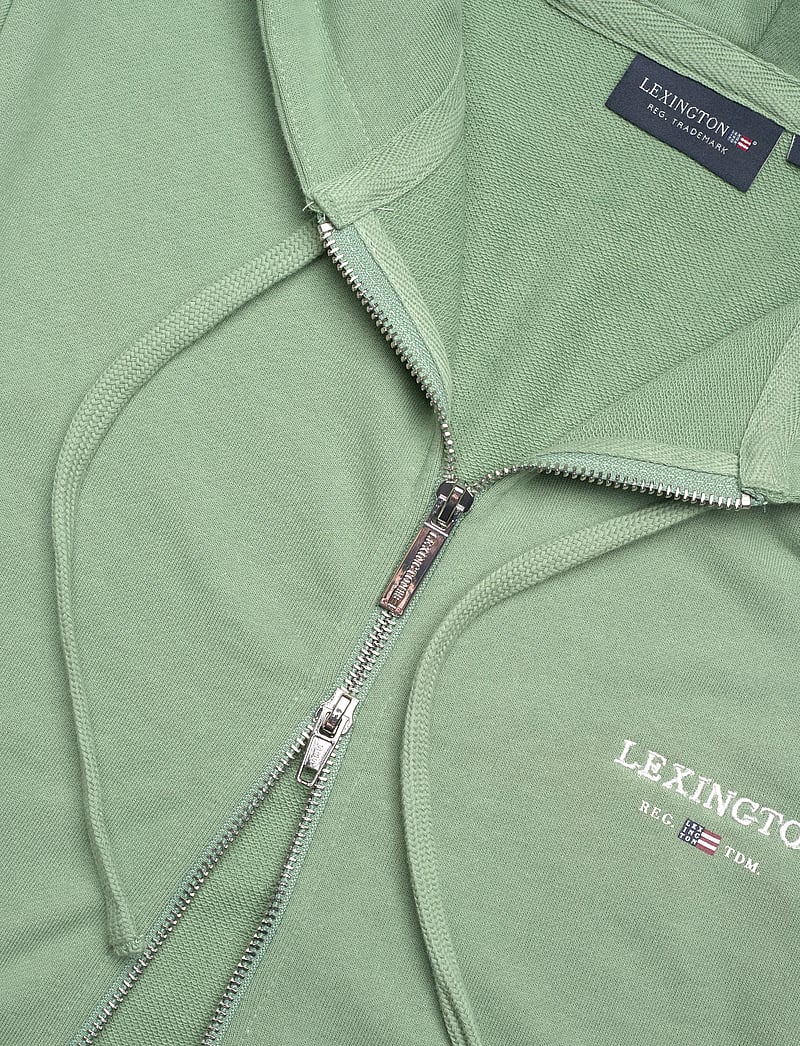 Lexington Clothing - Classic Logo Zip Hoodie - kapuzenpullover - green - 5