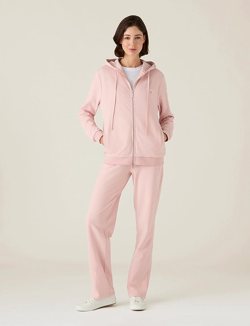 Lexington Clothing - Classic Logo Zip Hoodie - kapuzenpullover - pink - 0