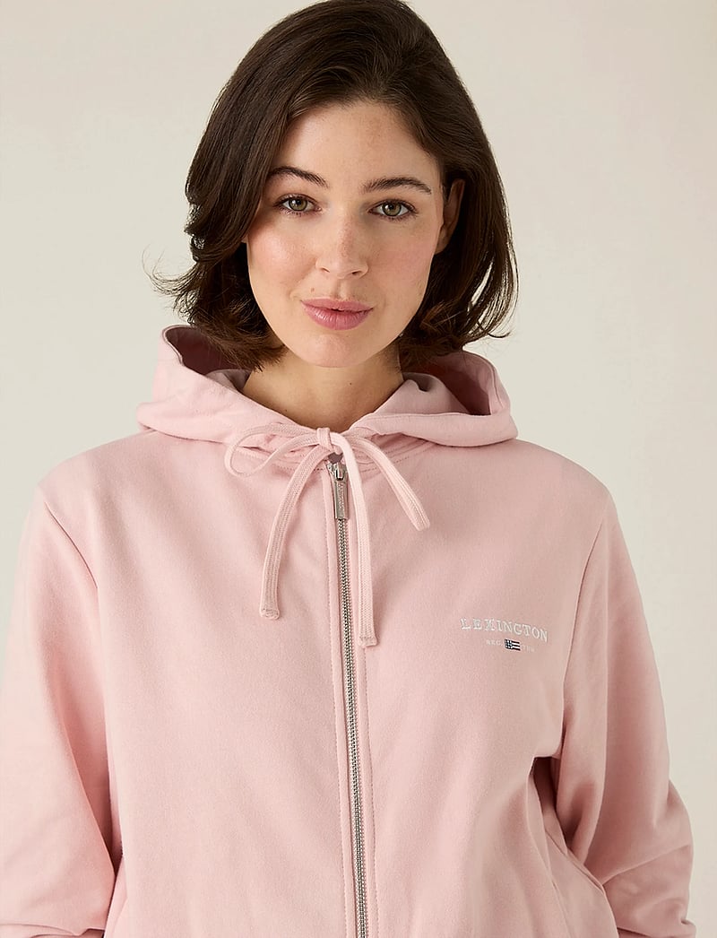 Lexington Clothing - Classic Logo Zip Hoodie - kapuzenpullover - pink - 3
