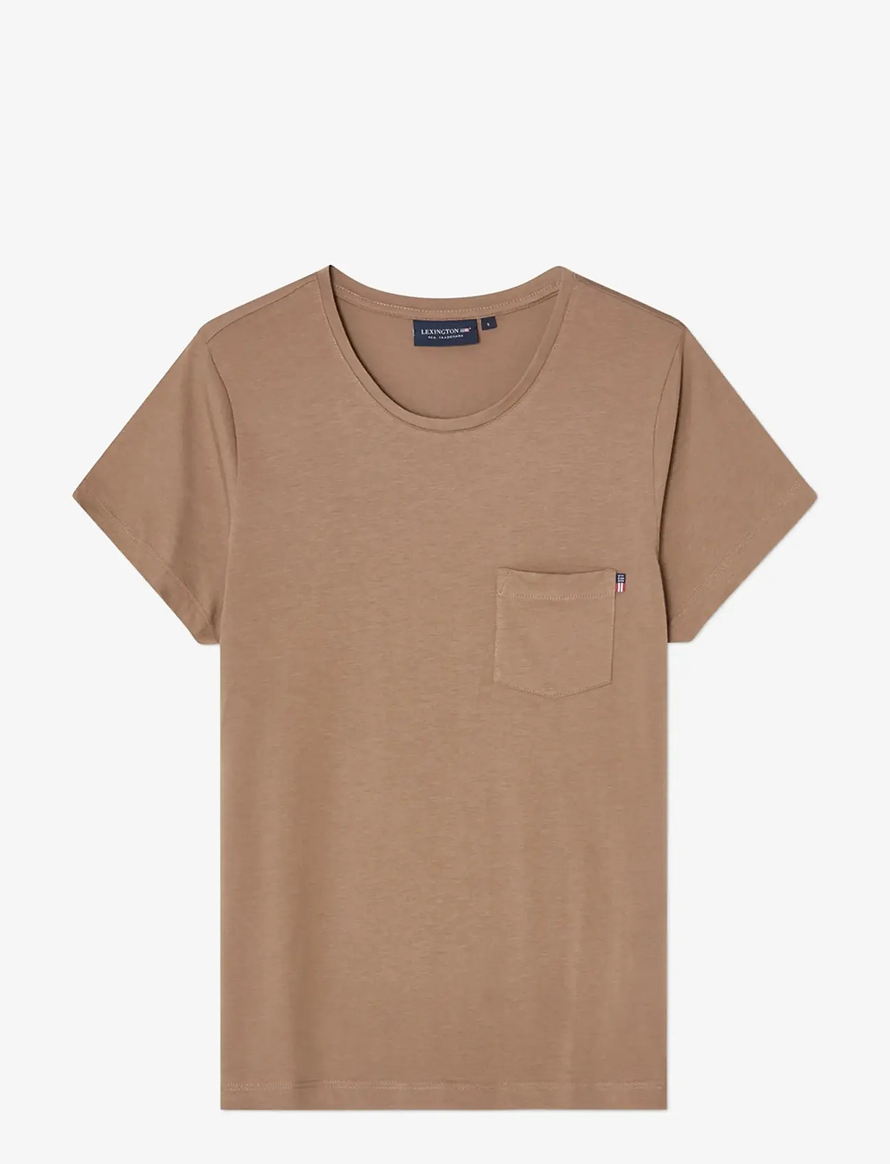 Lexington Clothing - Cotton-modal Blend Classic Tee - t-shirts - brown - 0