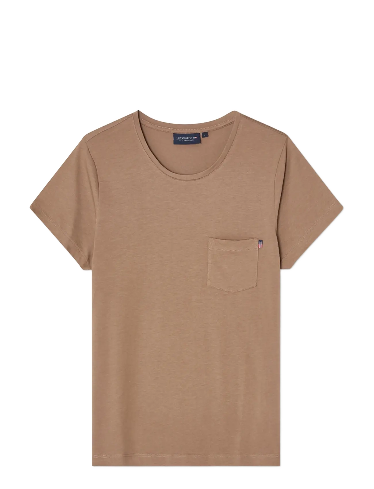 Lexington Clothing Cotton-modal Blend Classic Tee - Lexington Clothing - BROWN / beige