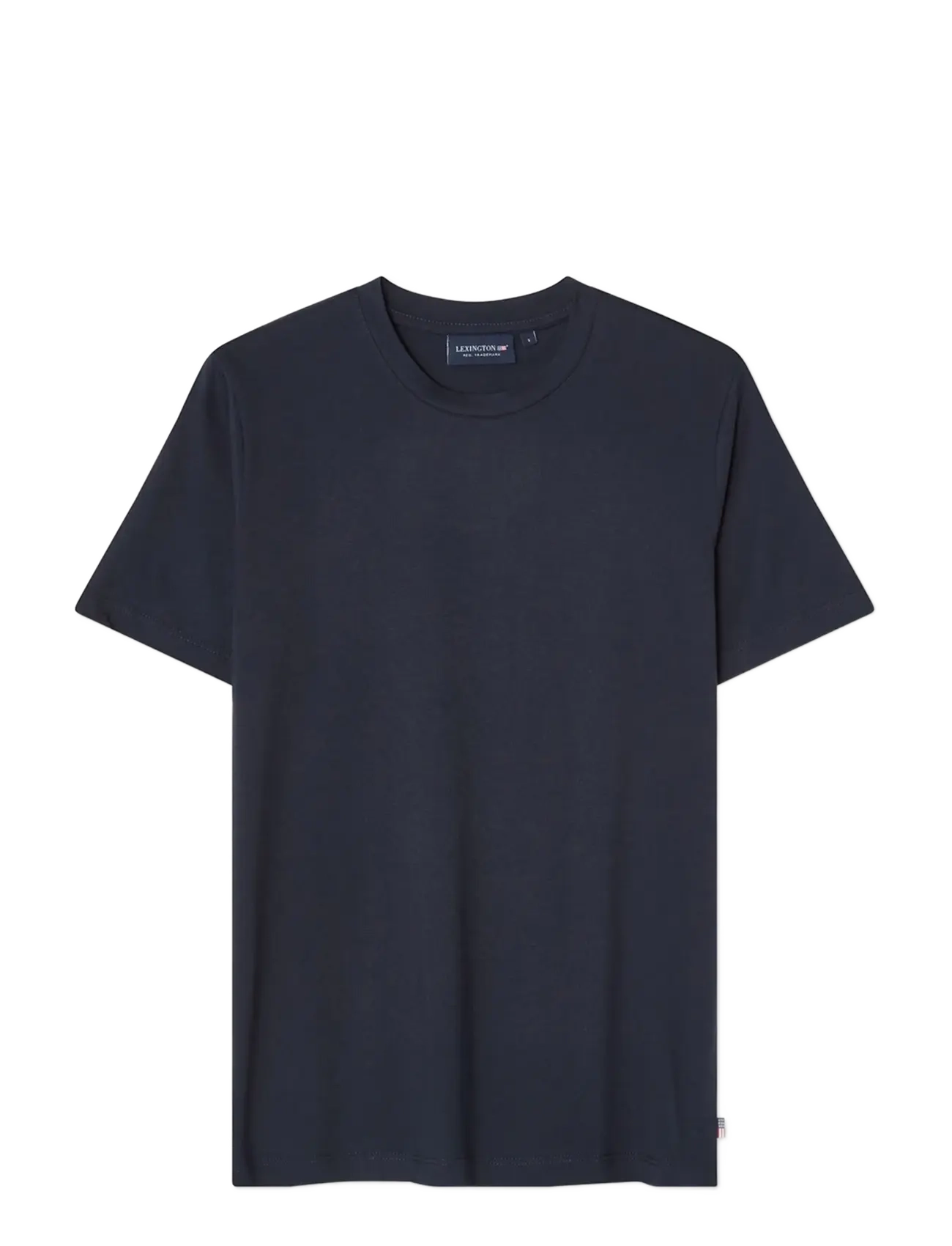 Lexington Clothing Cotton-Modal Blend Casual Tee, S, T-shirts & Oberteile, Marineblau - Short-sleeved, Frauen