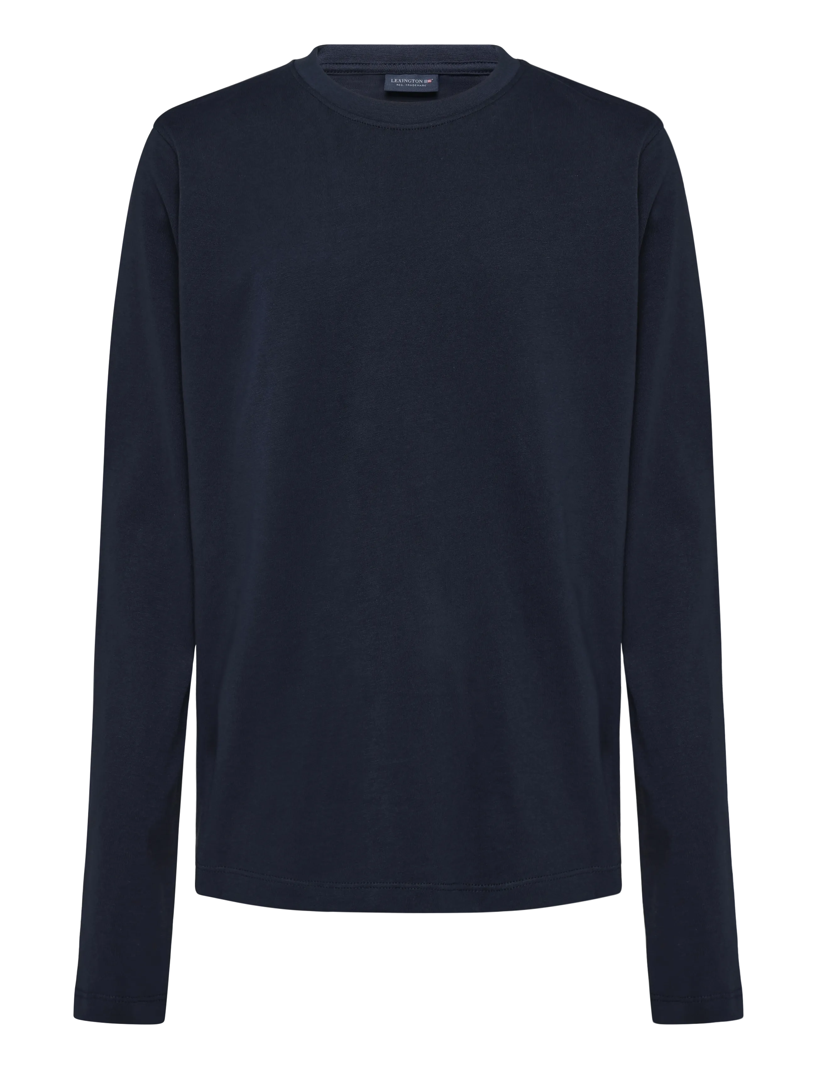 Lexington Clothing Long Sleeve Cotton Tee - T-shirty & Topy - NAVY / navy