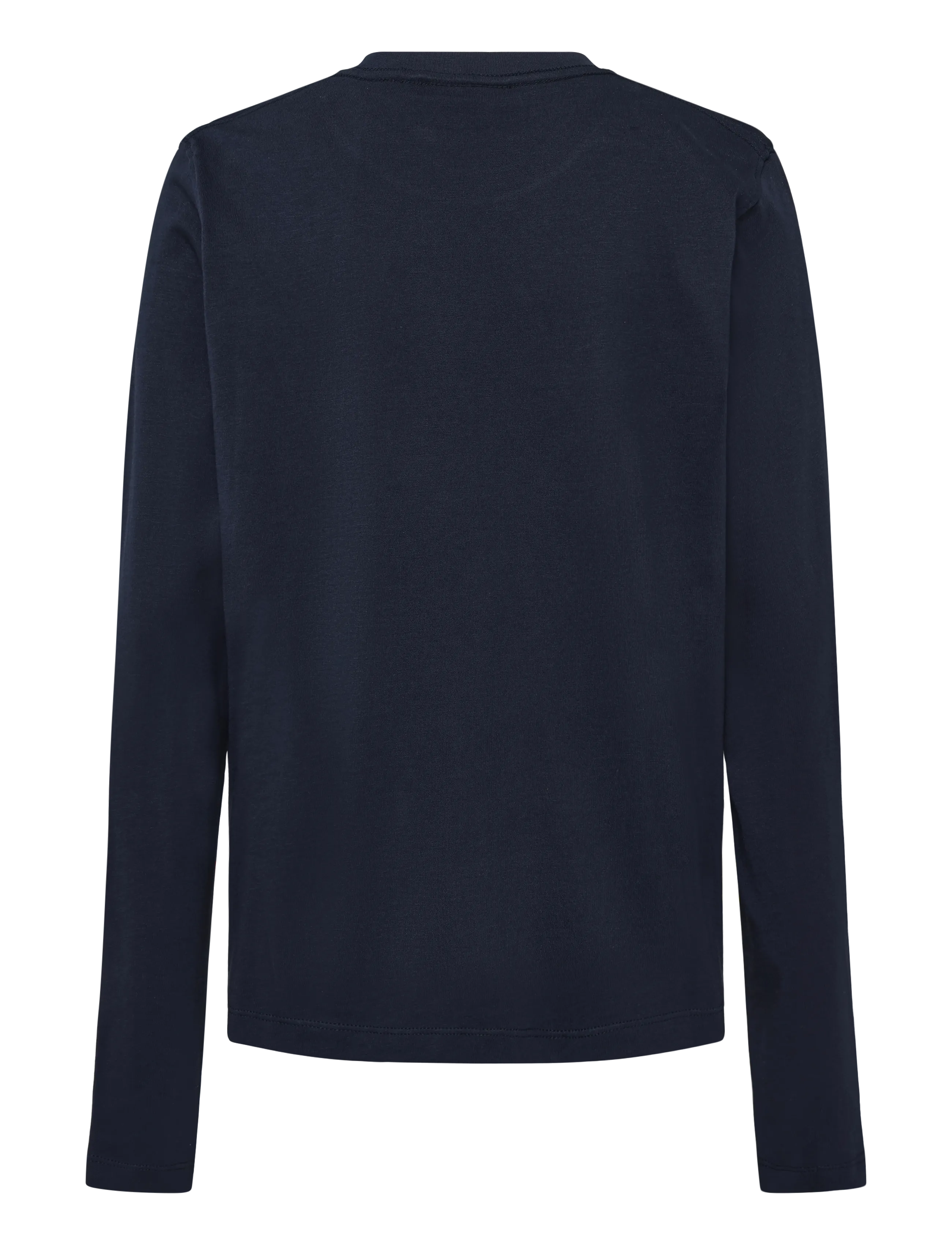 Lexington Clothing - Long Sleeve Cotton Tee - long-sleeved tops - navy - 1