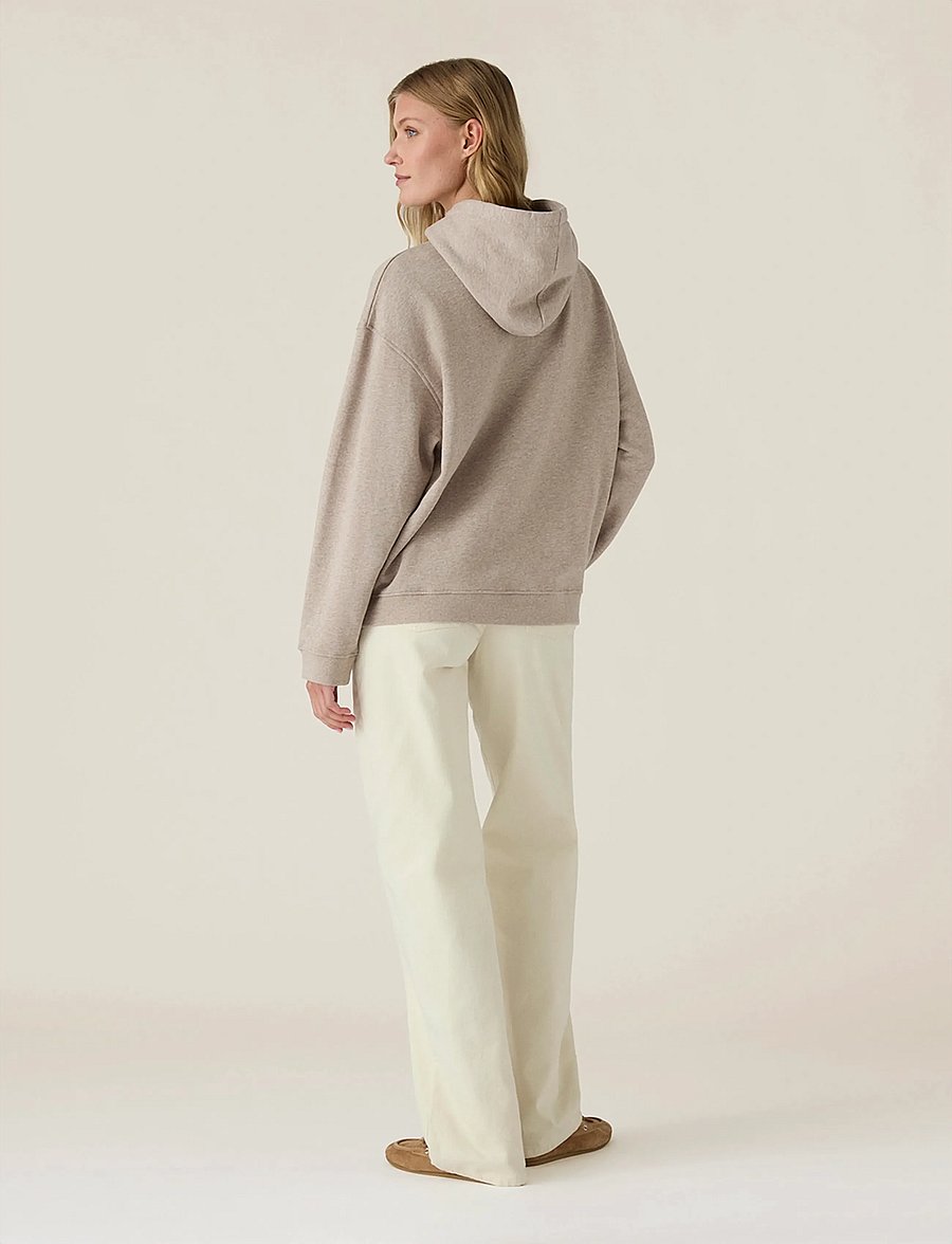 Lexington Clothing - Logo Hoodie - hættetrøjer - light brown melange - 2