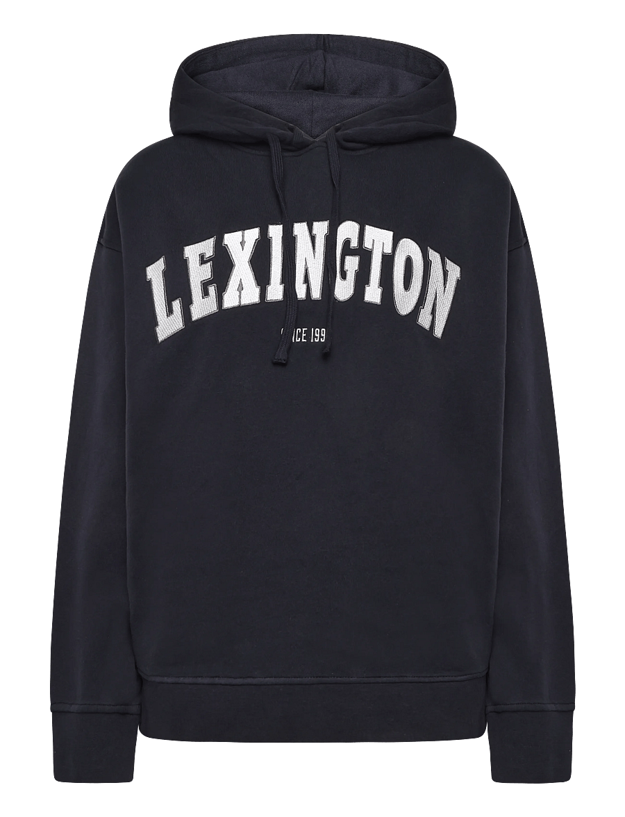 Lexington Clothing - Logo Hoodie - hættetrøjer - navy - 0