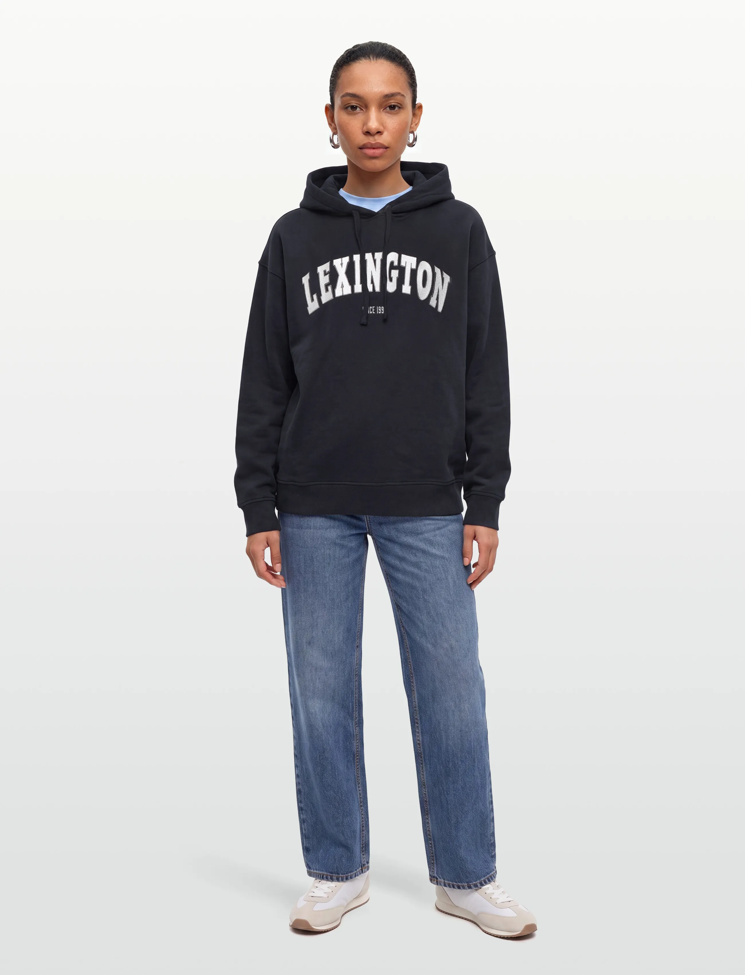 Lexington Clothing - Logo Hoodie - sommerschnäppchen - navy - 0