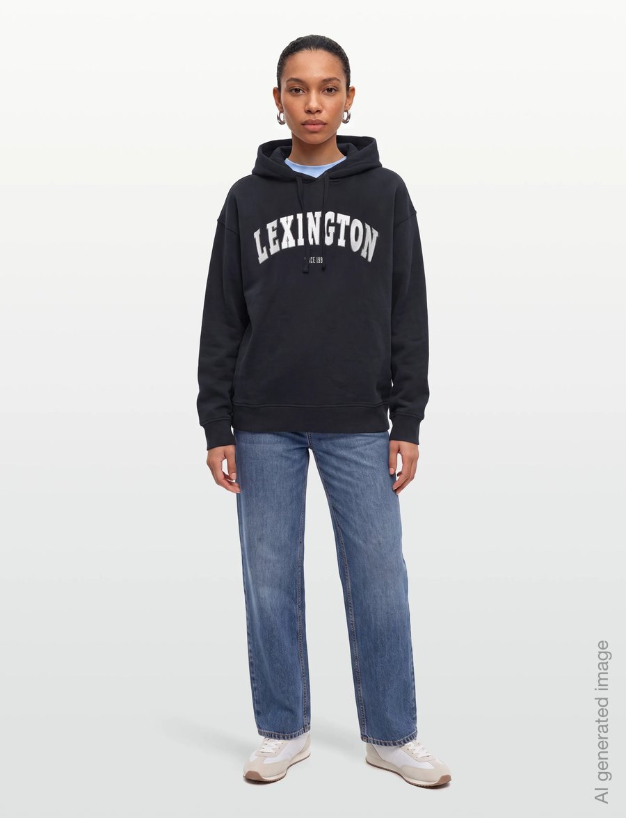 Lexington Clothing - Logo Hoodie - bluzy z kapturem - navy - 0