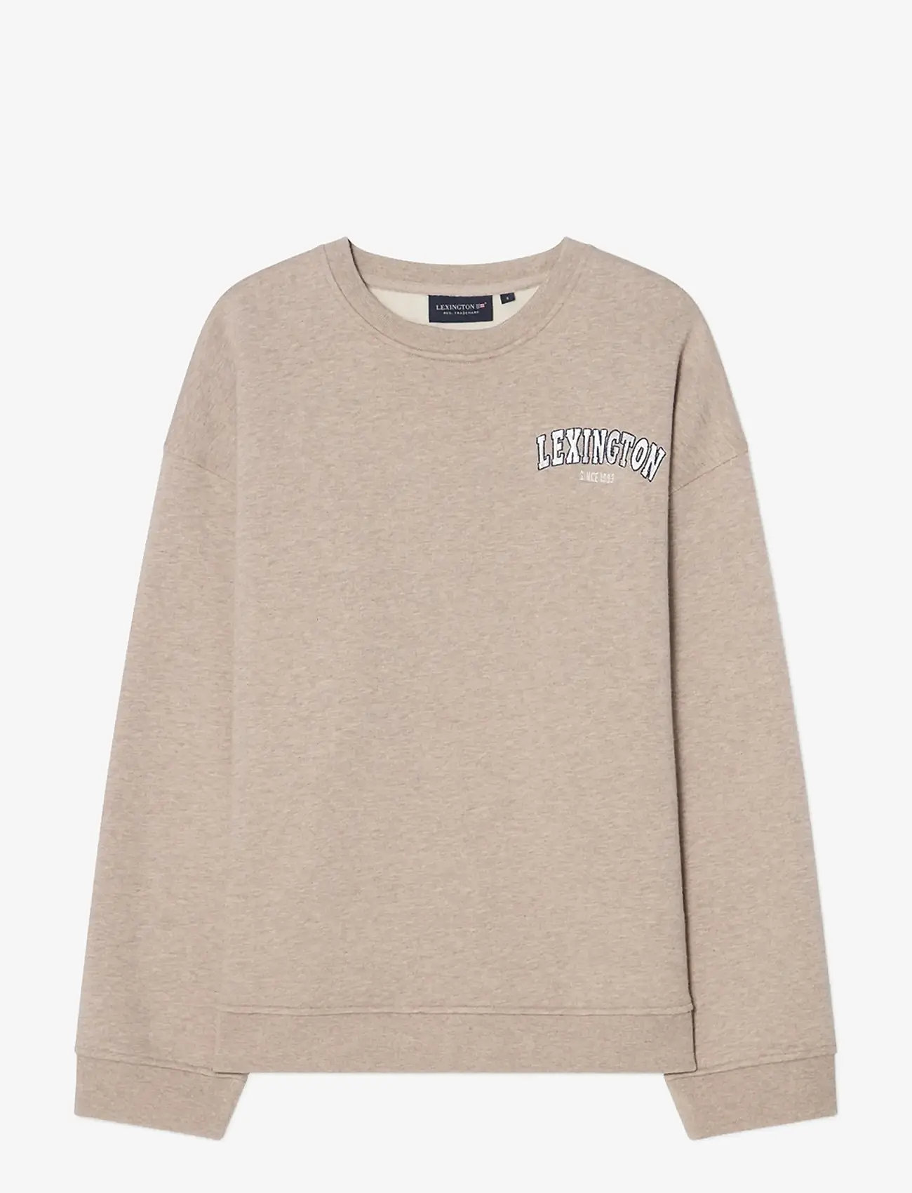 Lexington Clothing - Logo Sweatshirt - modetrends - light brown melange - 1